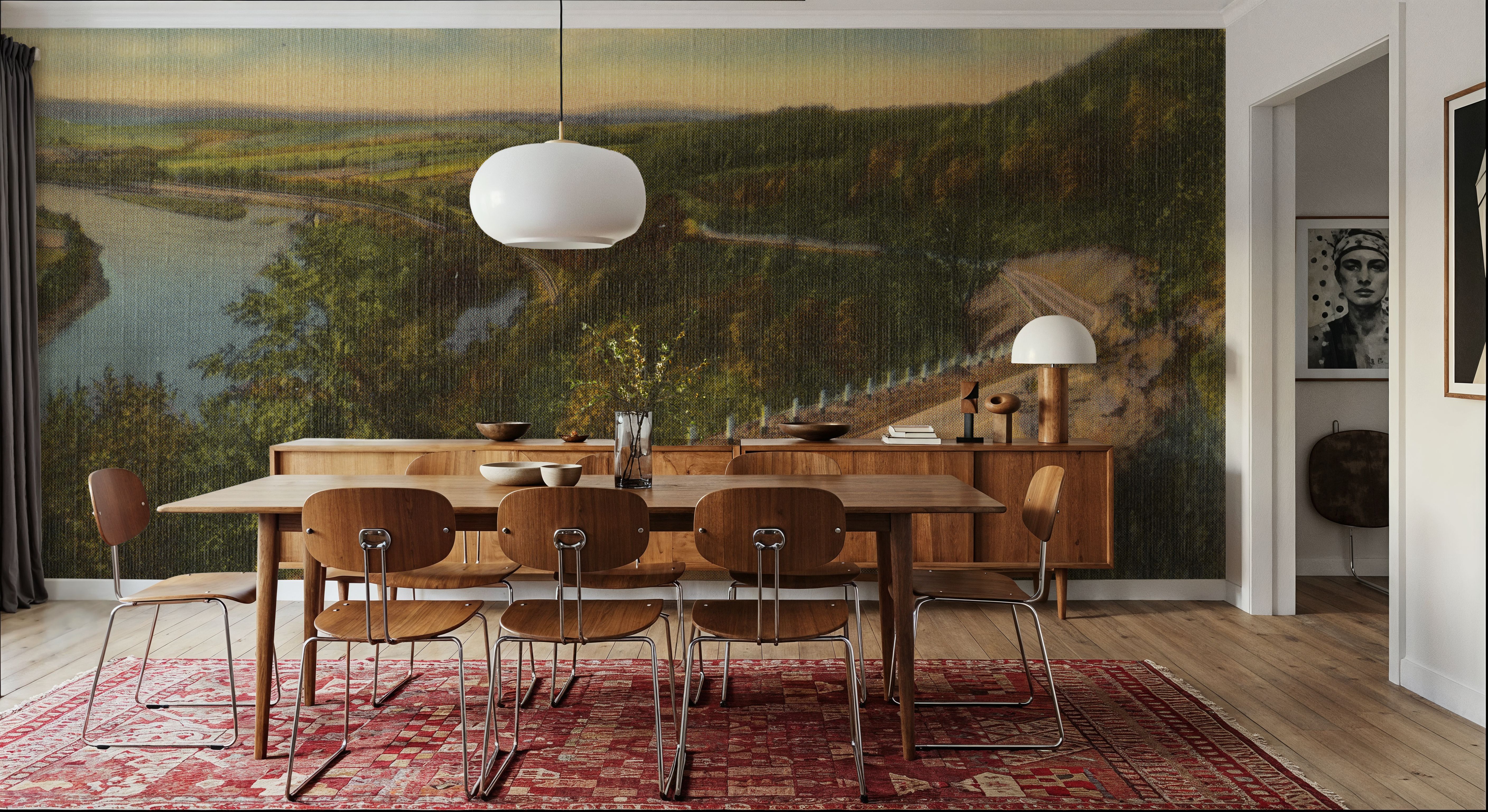 Sullivan Trail - Screenprint Postcard