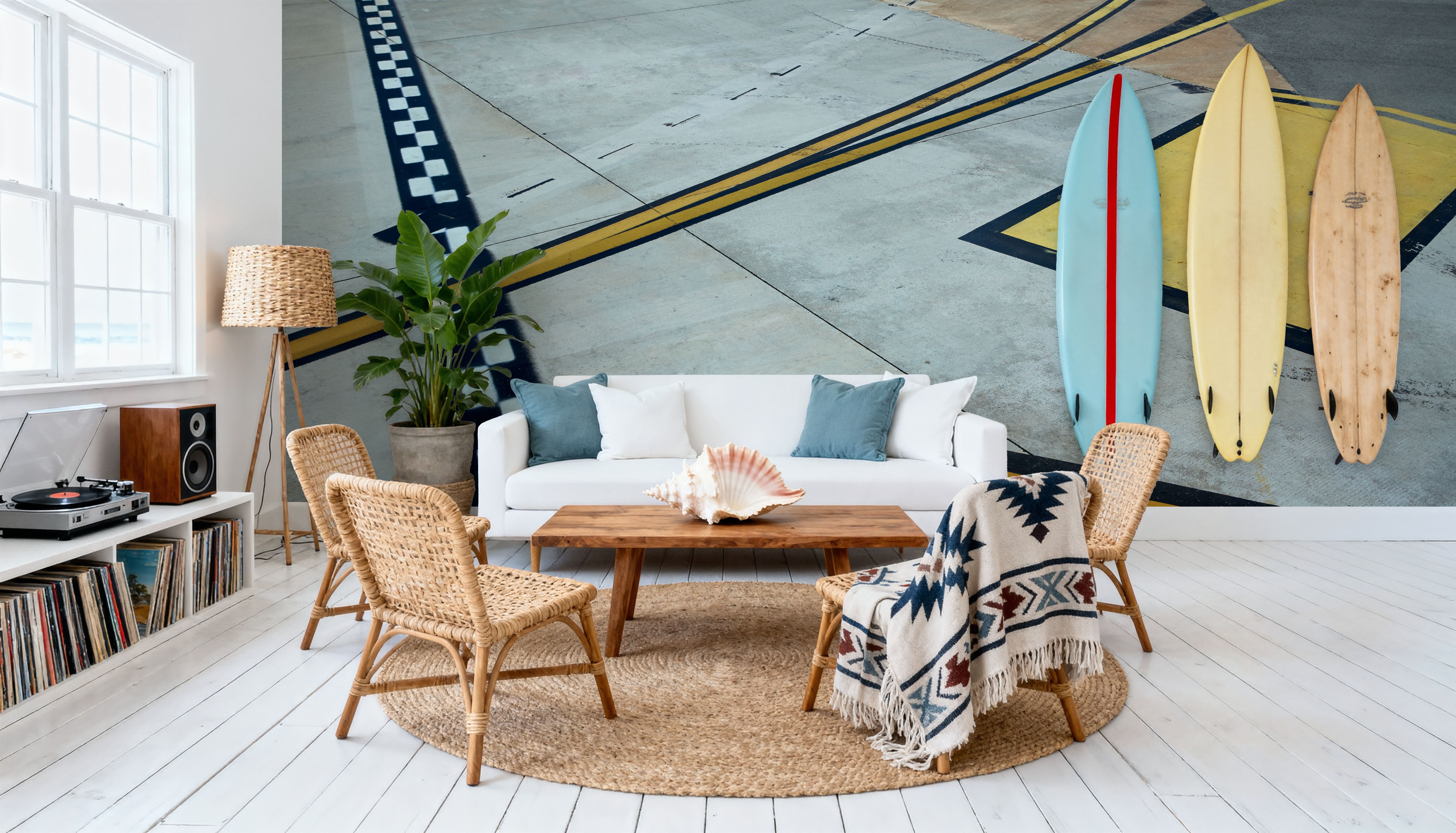 Runway Geometry, Wallpaper