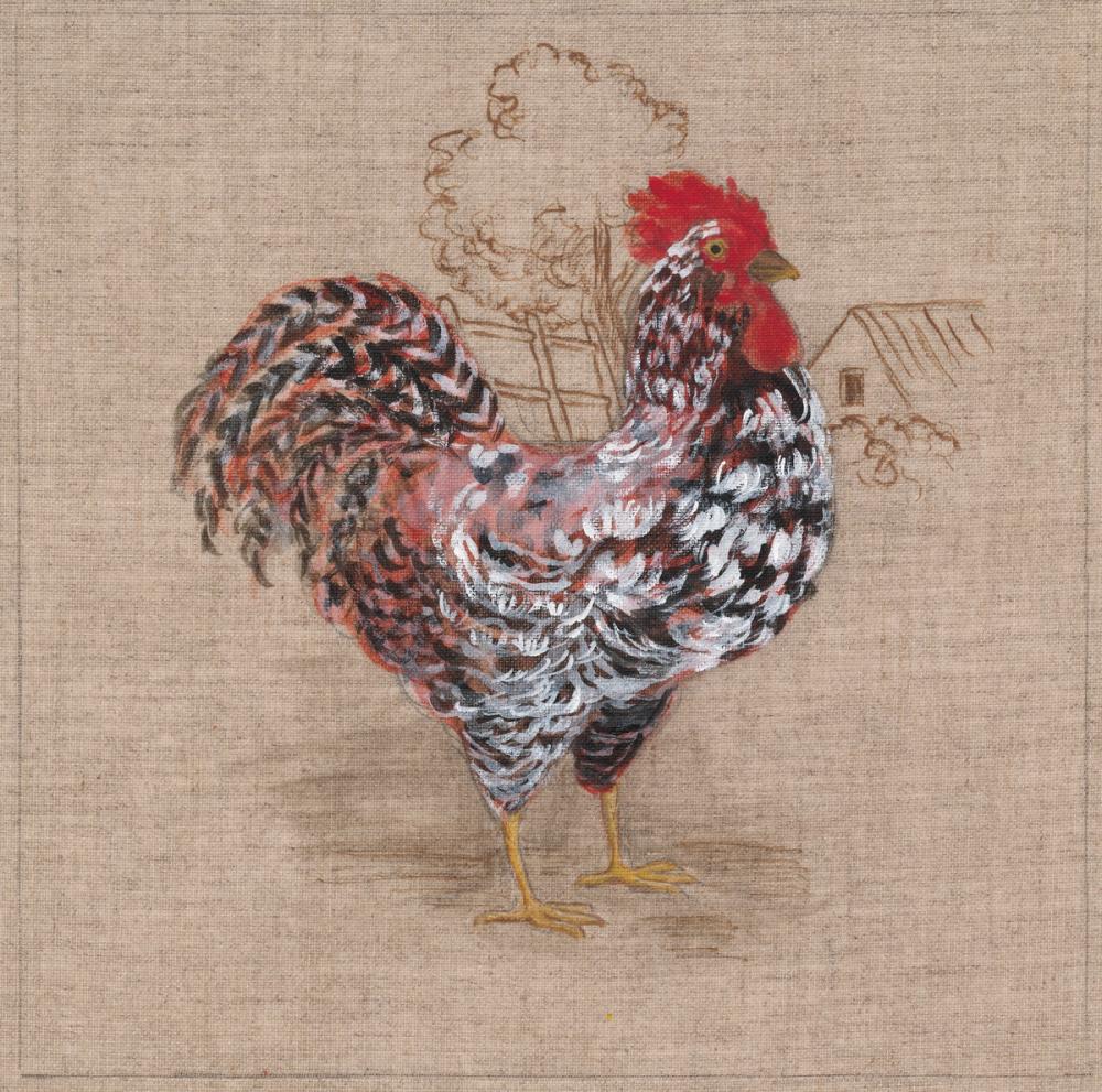 Toile Rooster I