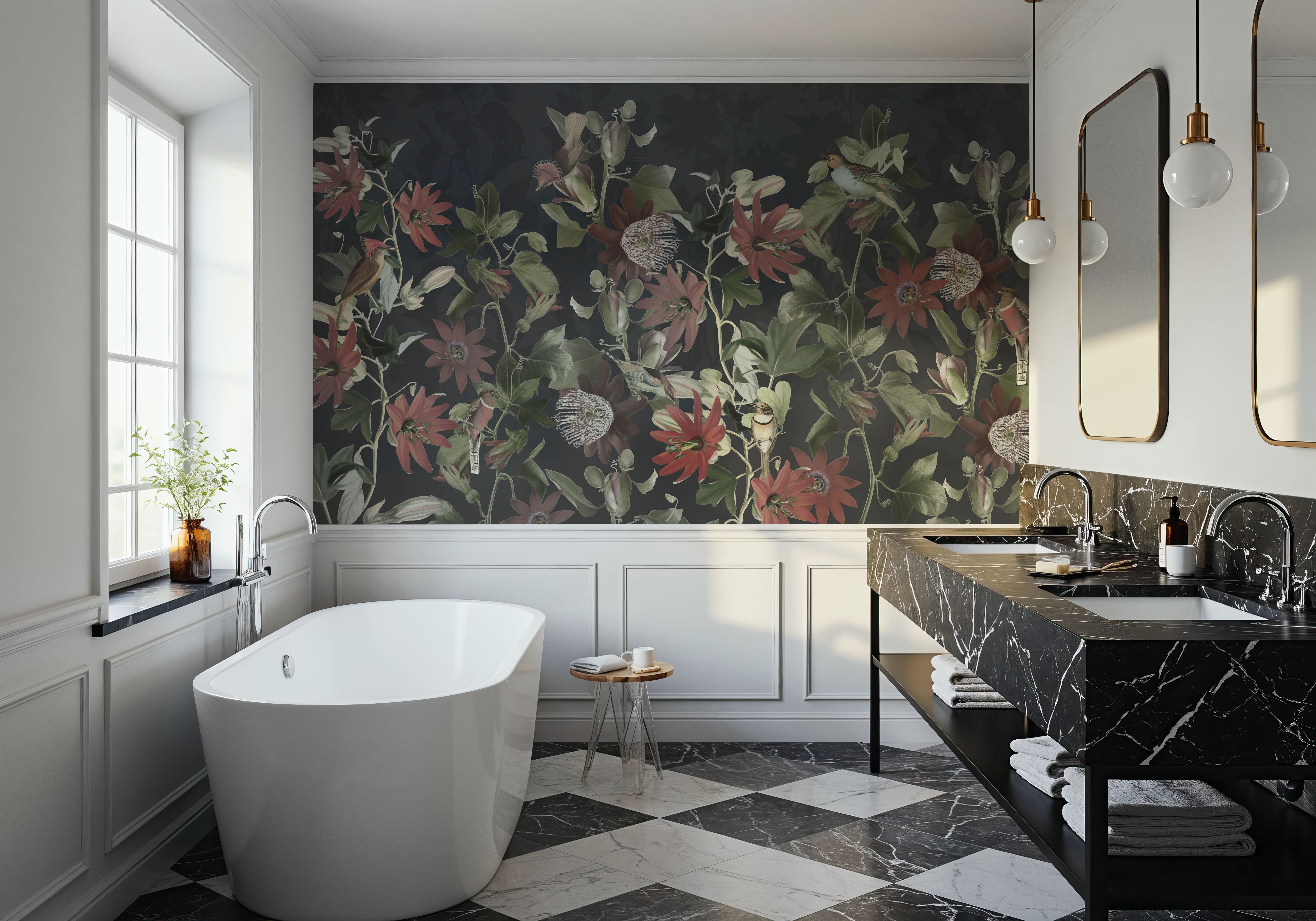 Seven Birds, Papier peint