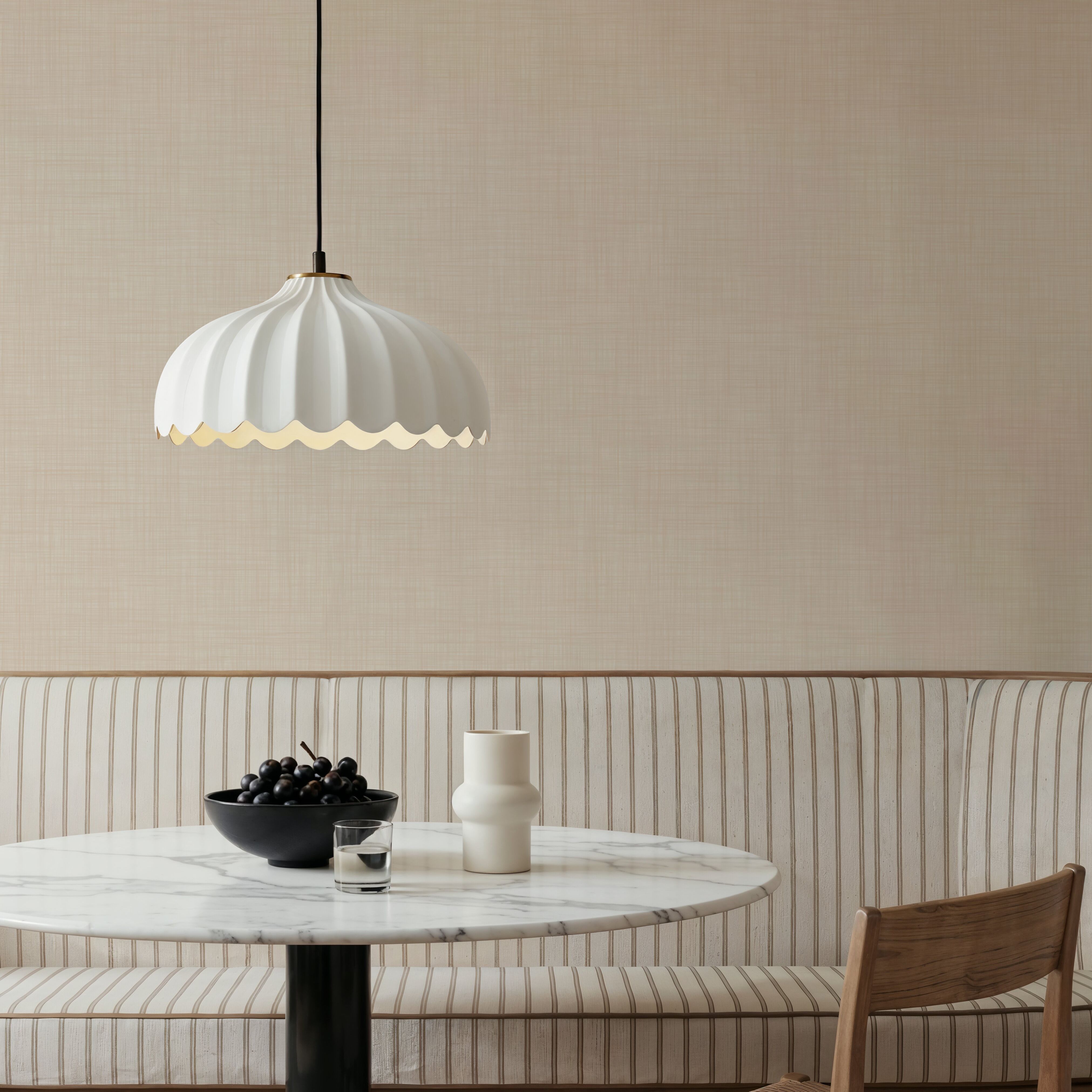 Mottled Linen Effect, Beige