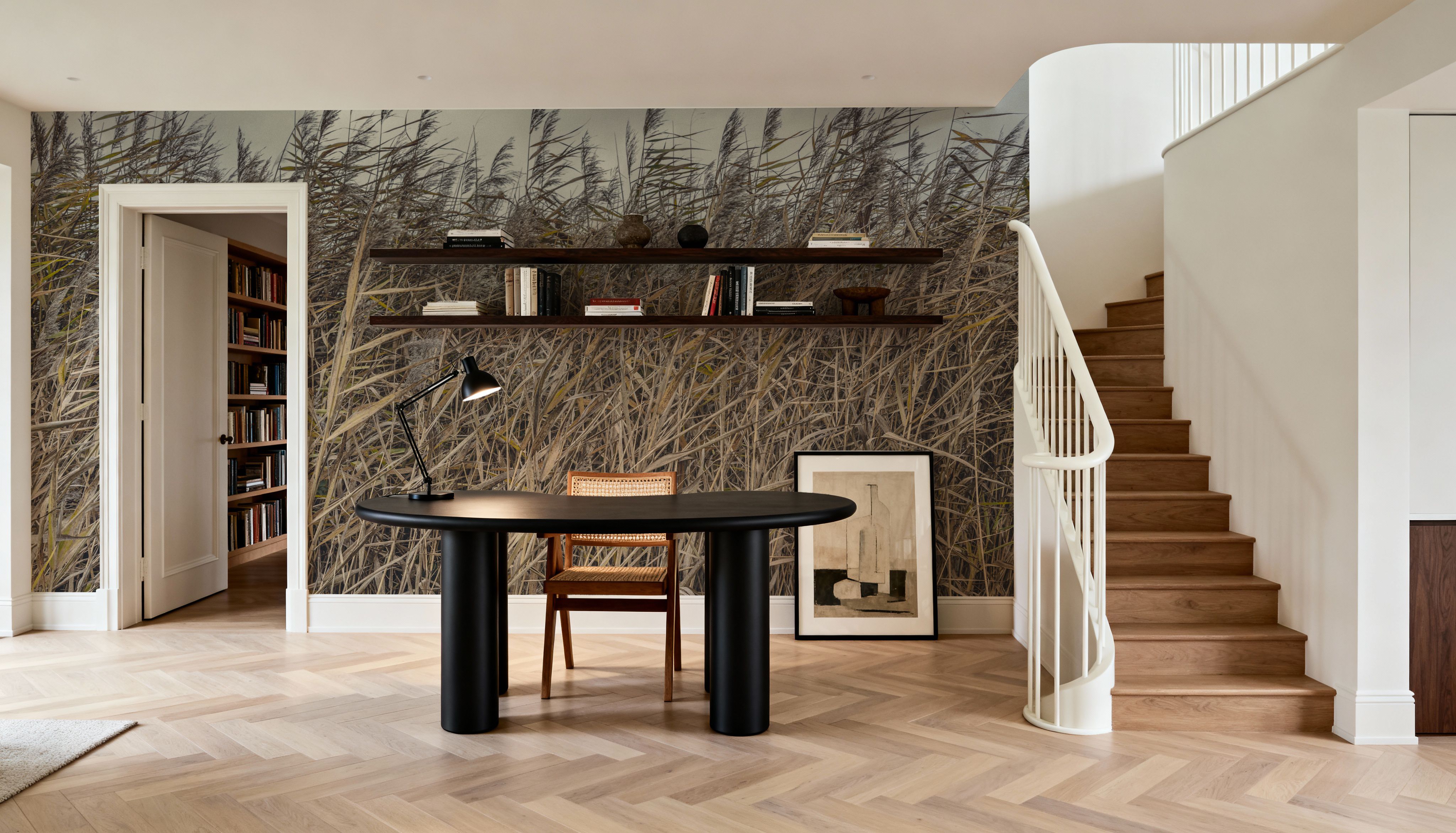 Dancing Reeds, Behang