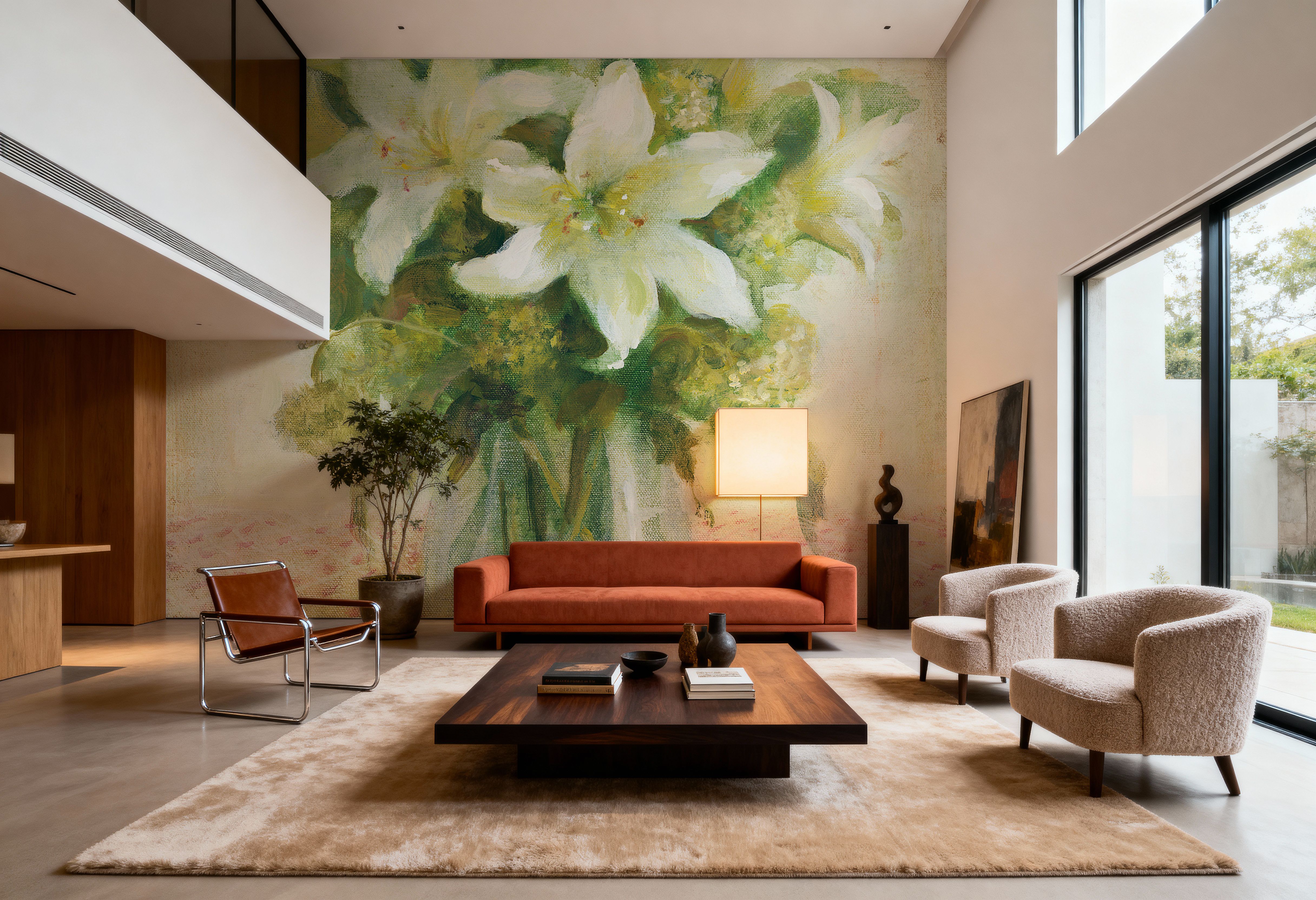 Cottage Lilies in White