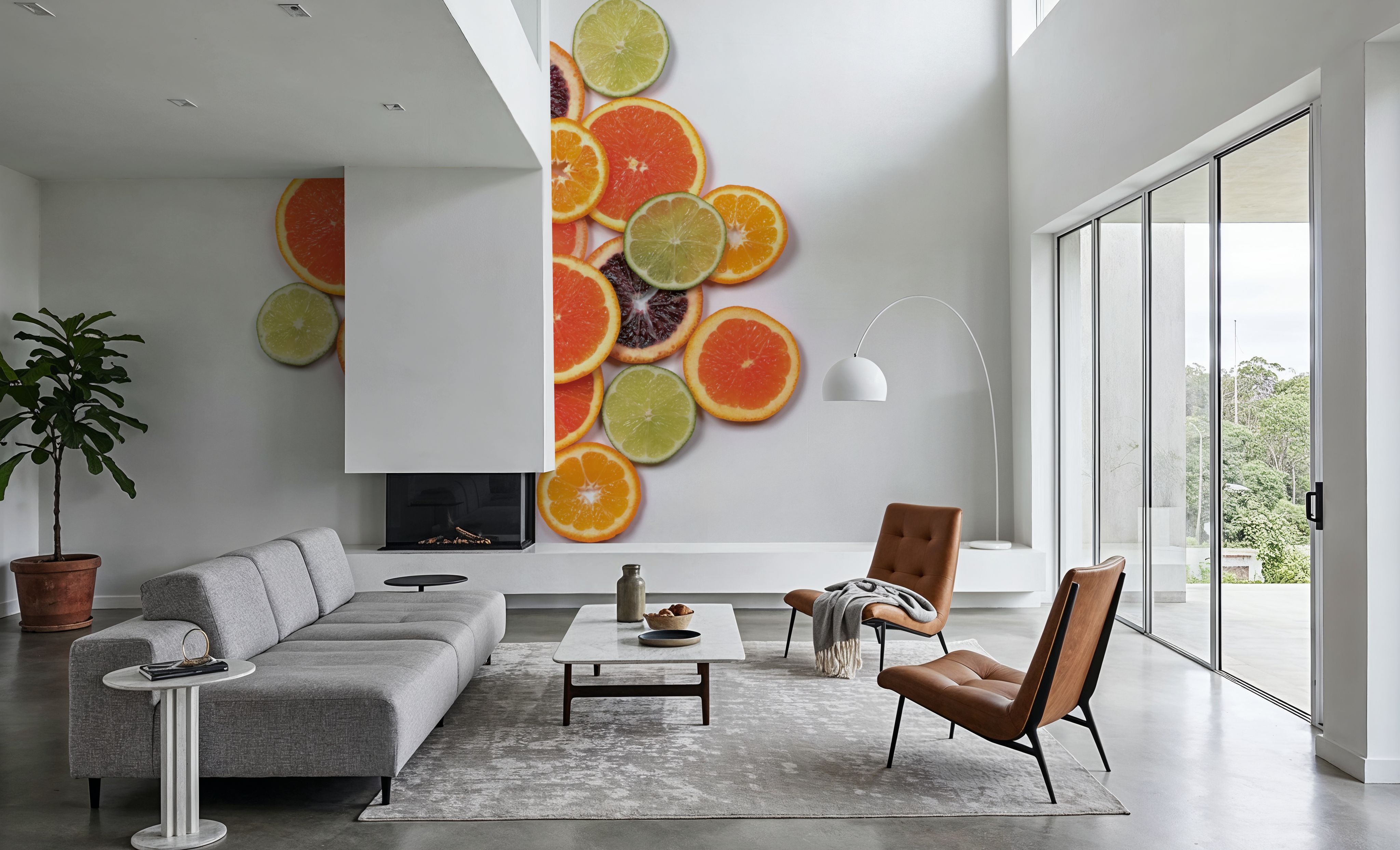 Sunny Citrus II, Tapet