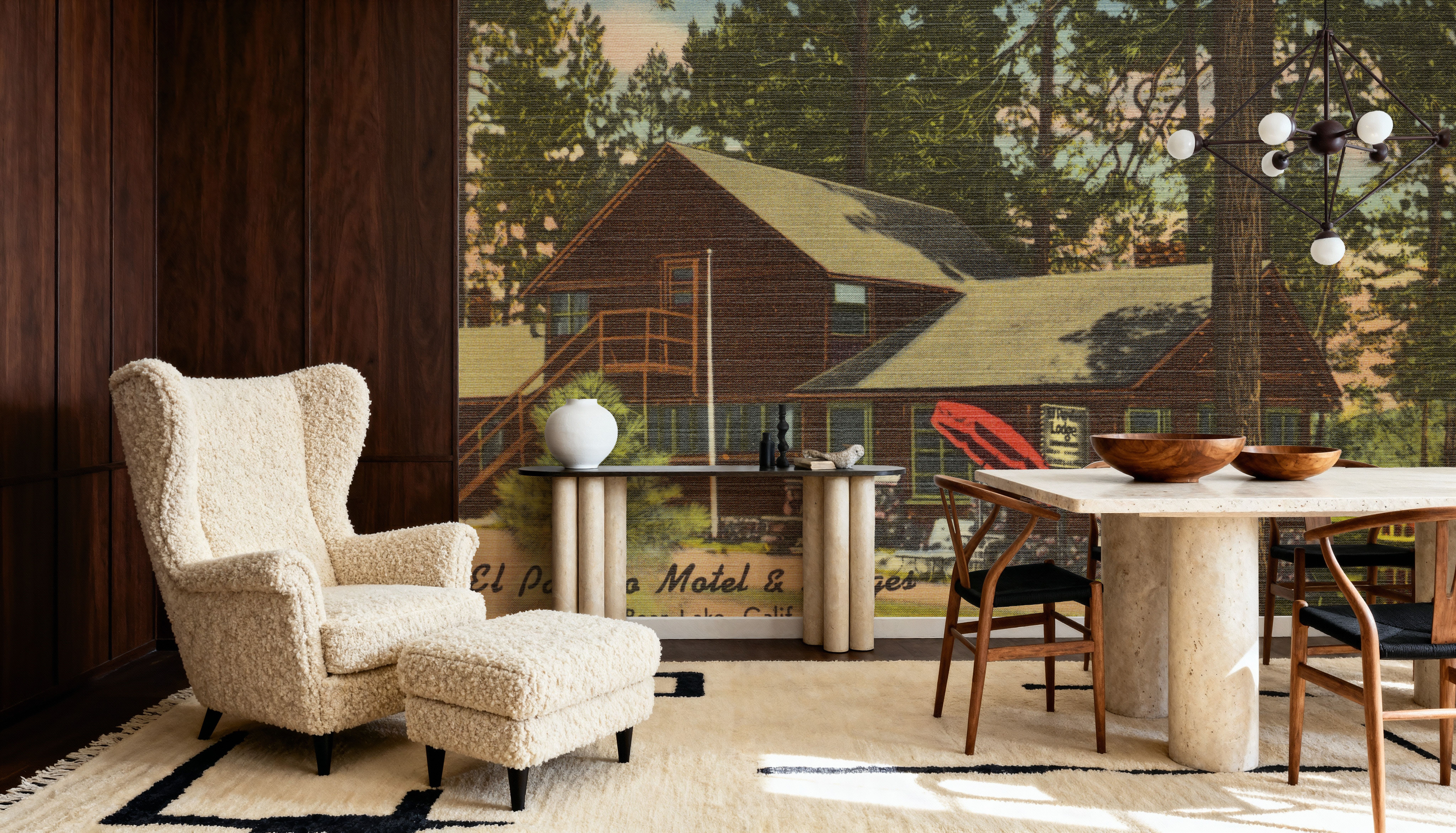 Greetings from El Paraiso Motel - Screenprint Postcard