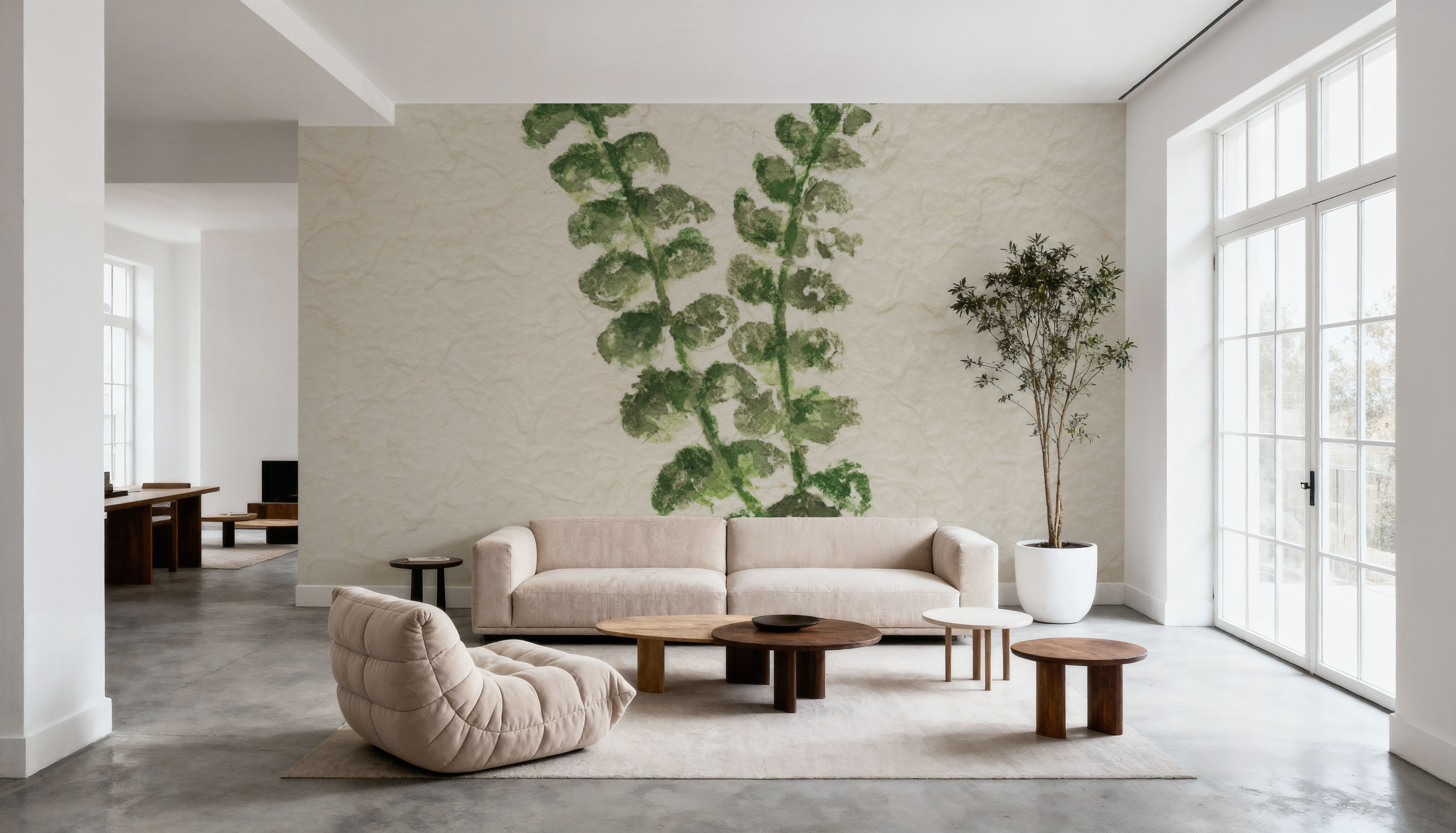 Kozo Fern III, Papier peint