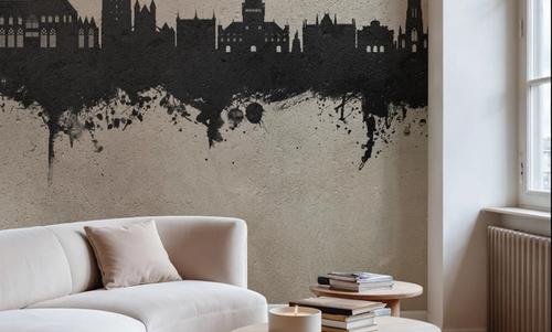 Bruges Belgium Skyline Concrete