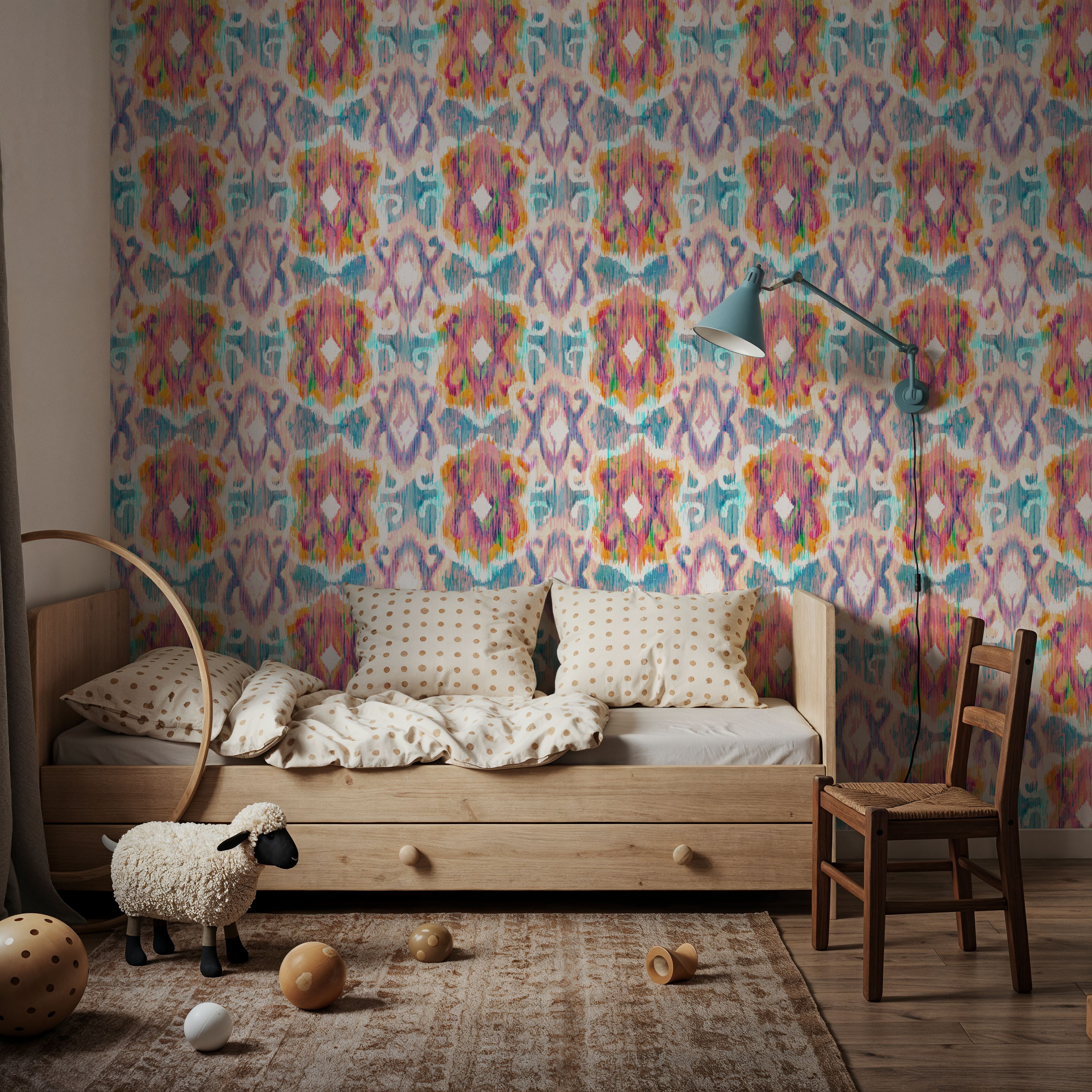 Lollypop Ikat, Wallpaper
