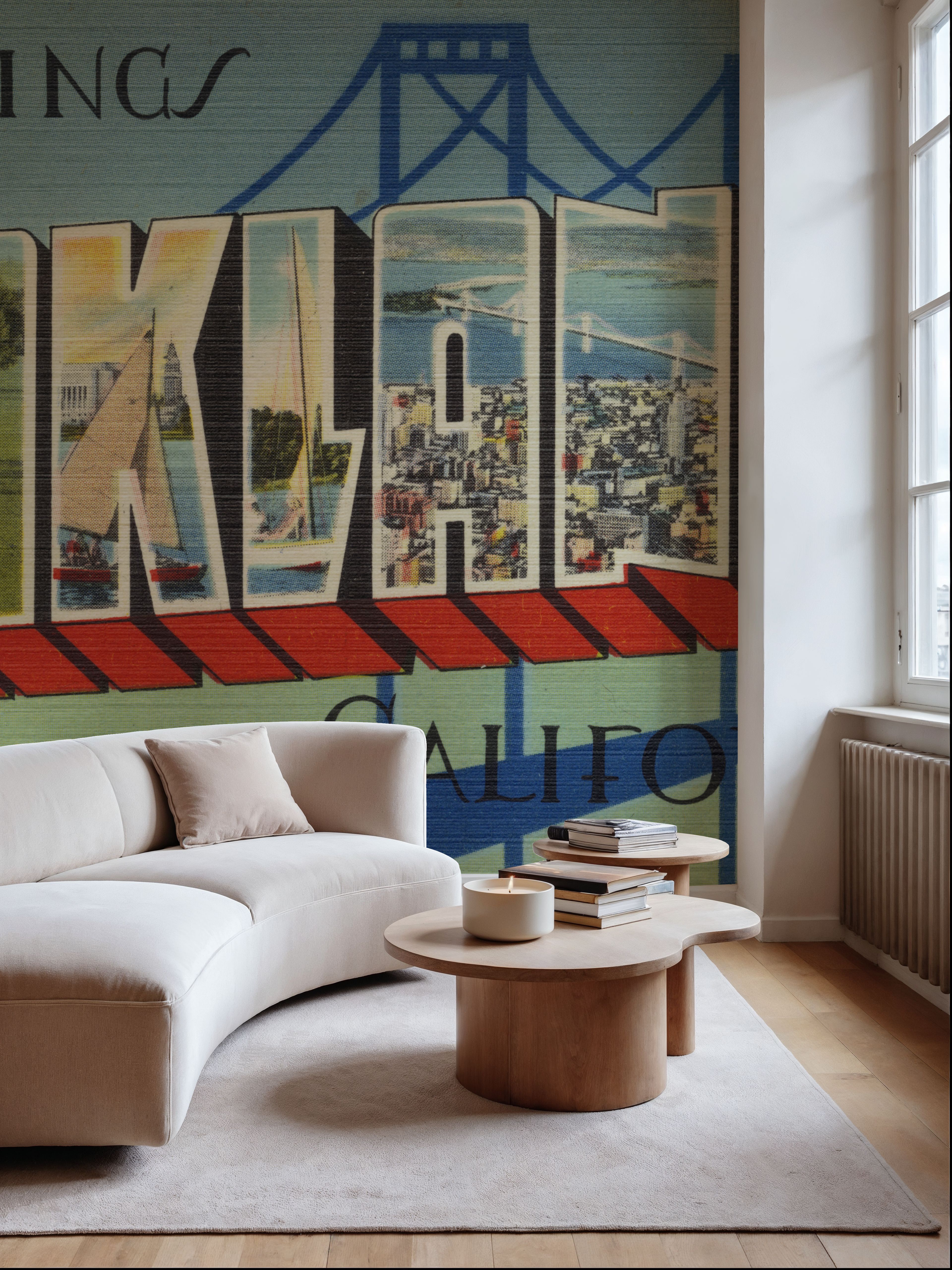 Greetings from Oakland - Screenprint Postcard