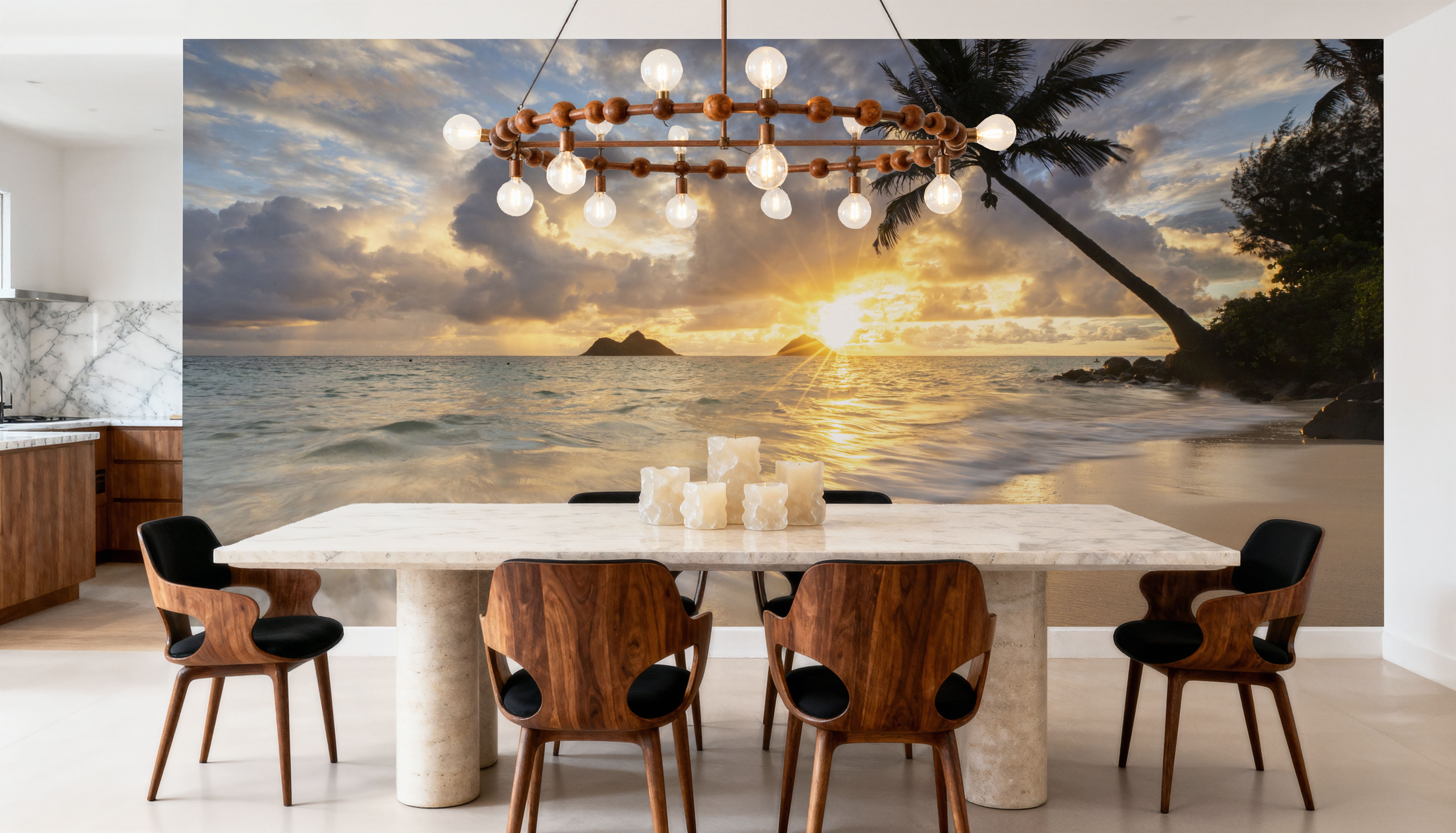 Oahau Beach, Papier peint