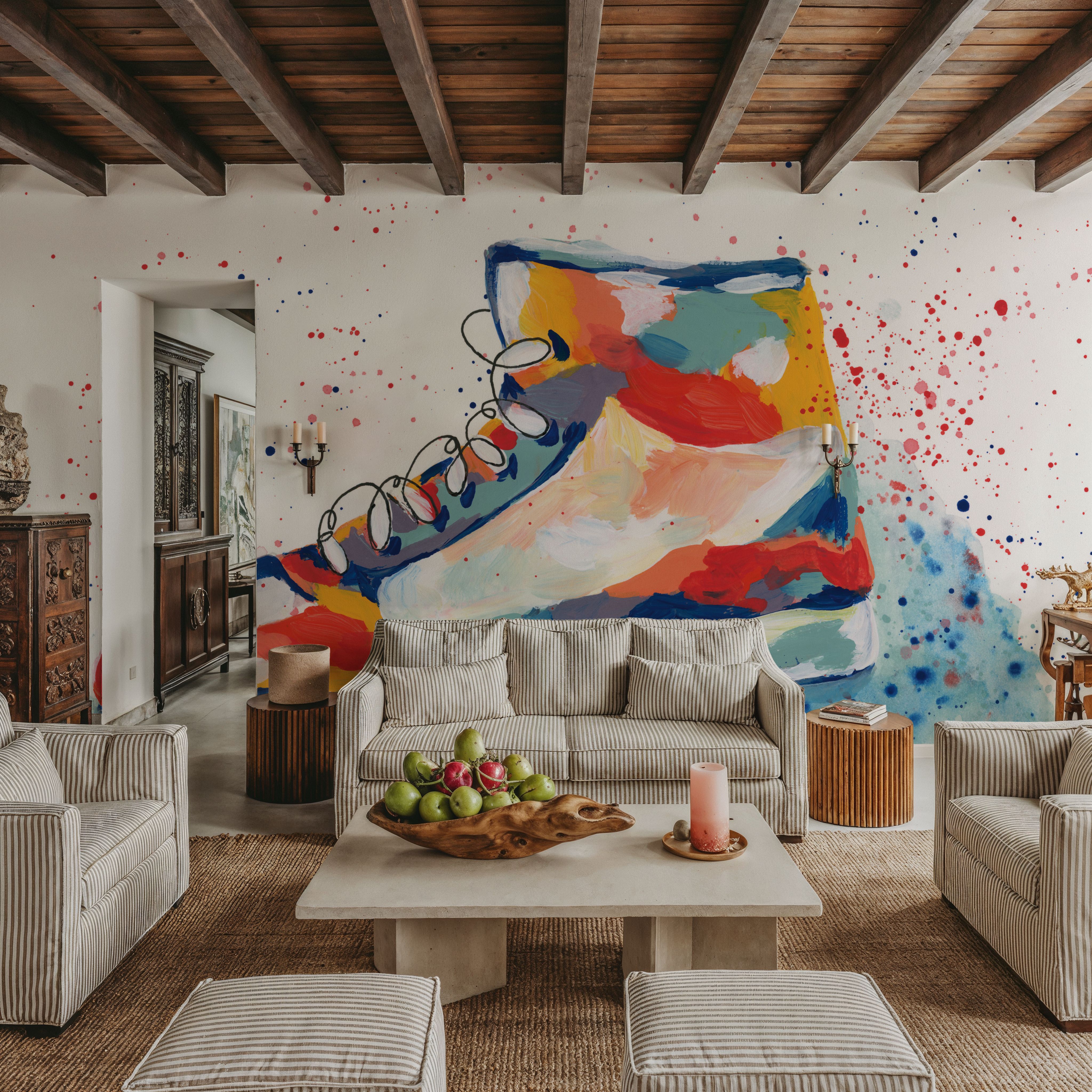 Abstract Basketball Shoe