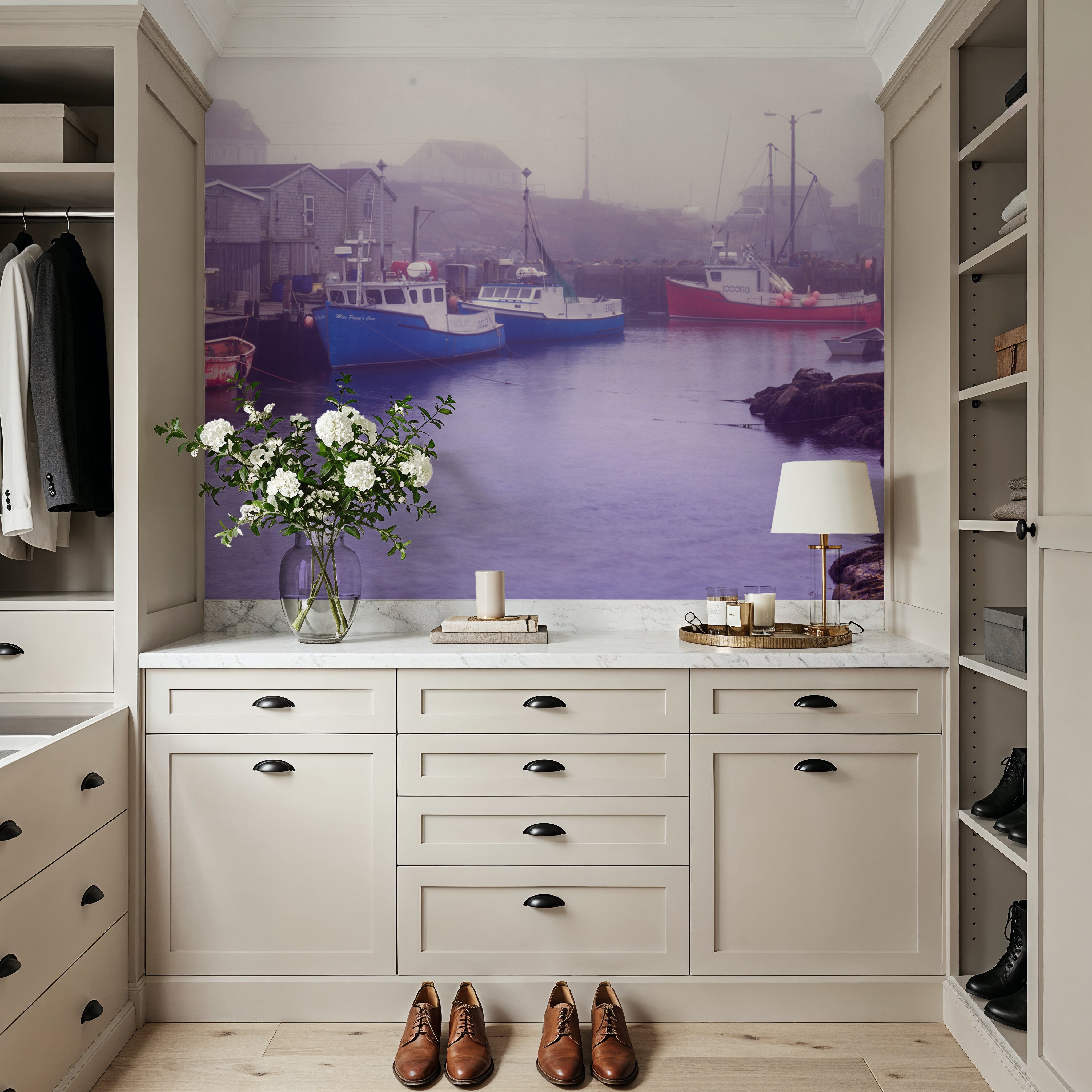 Foggy Fishing Purple