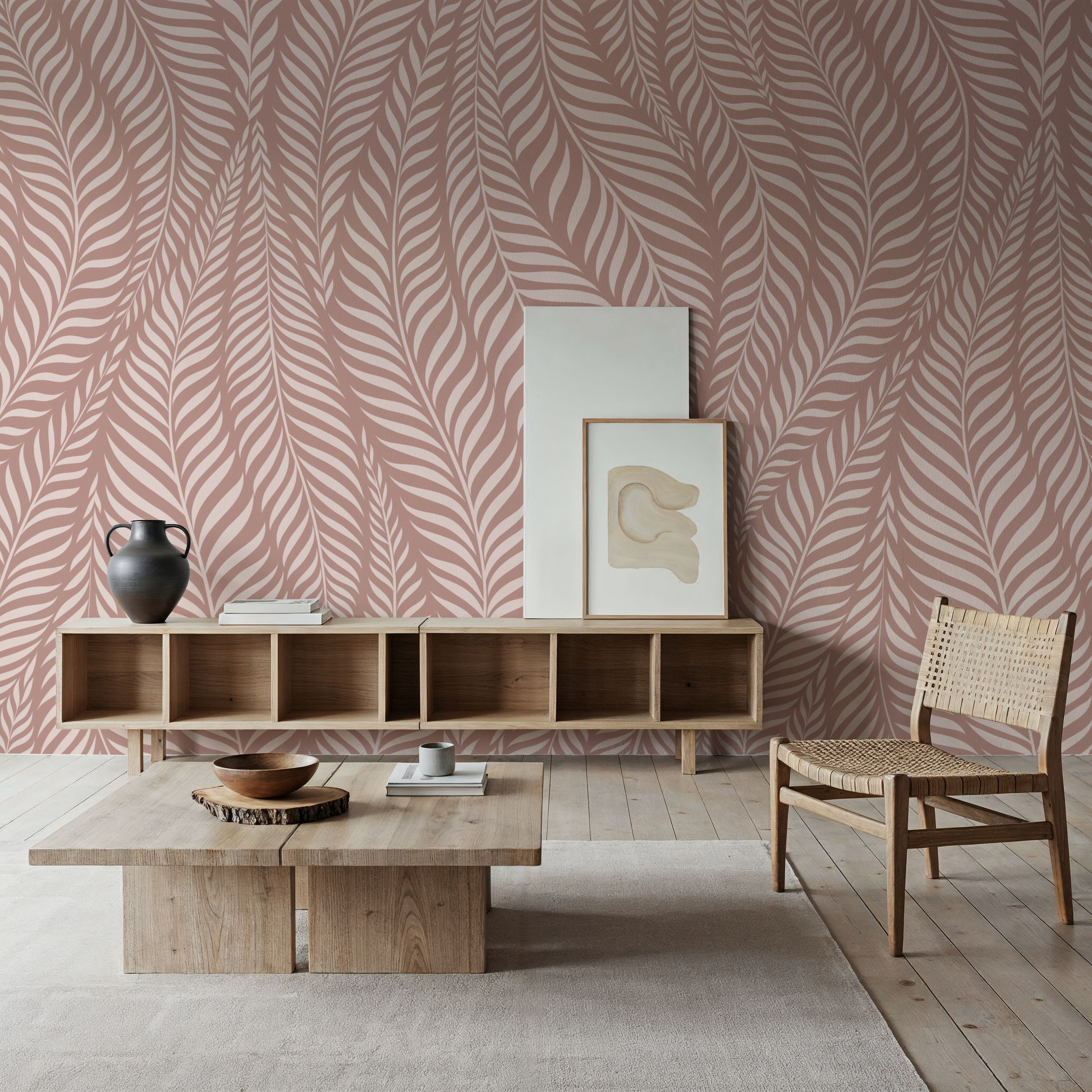 Pink Leaf Wave