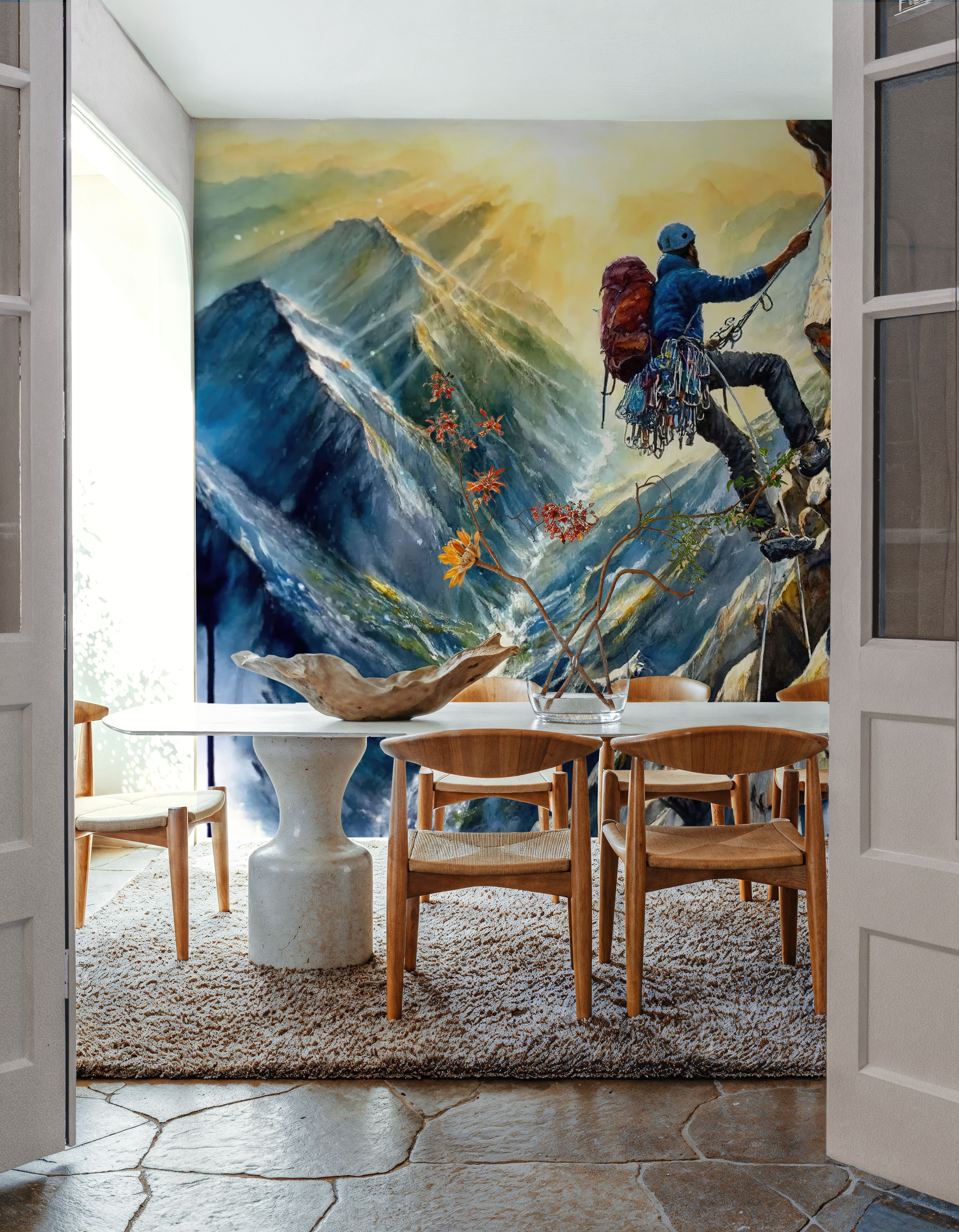 The Climber's Dance with Nature