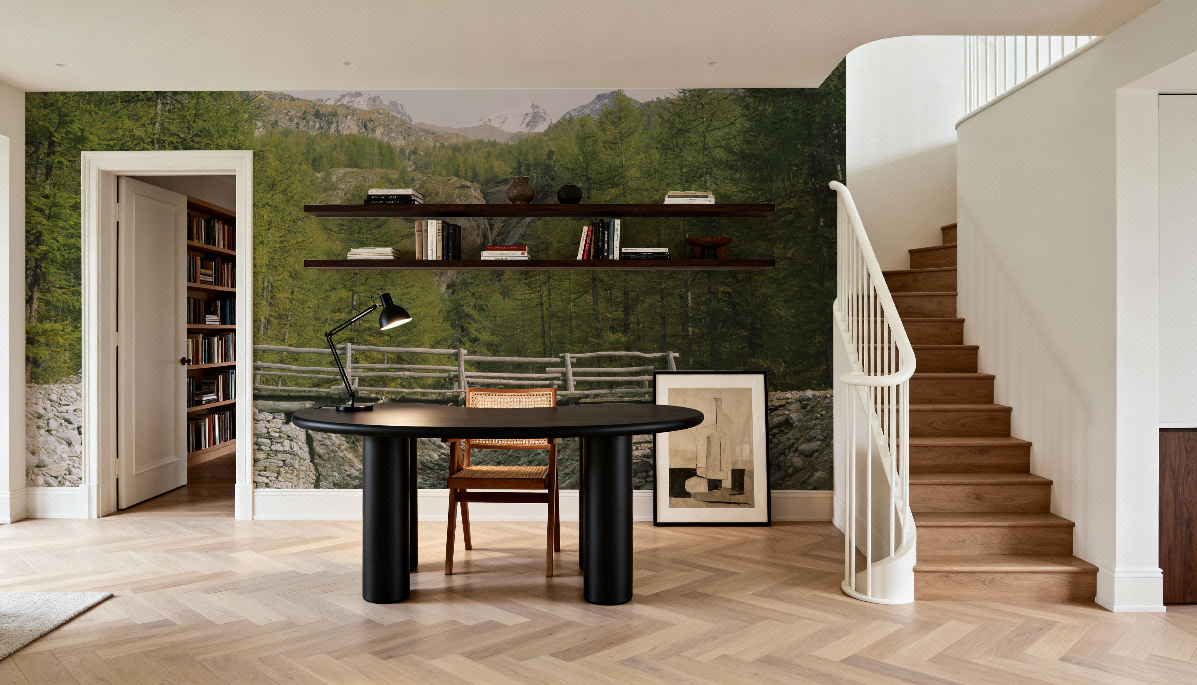 Mountain Bridge Crossing