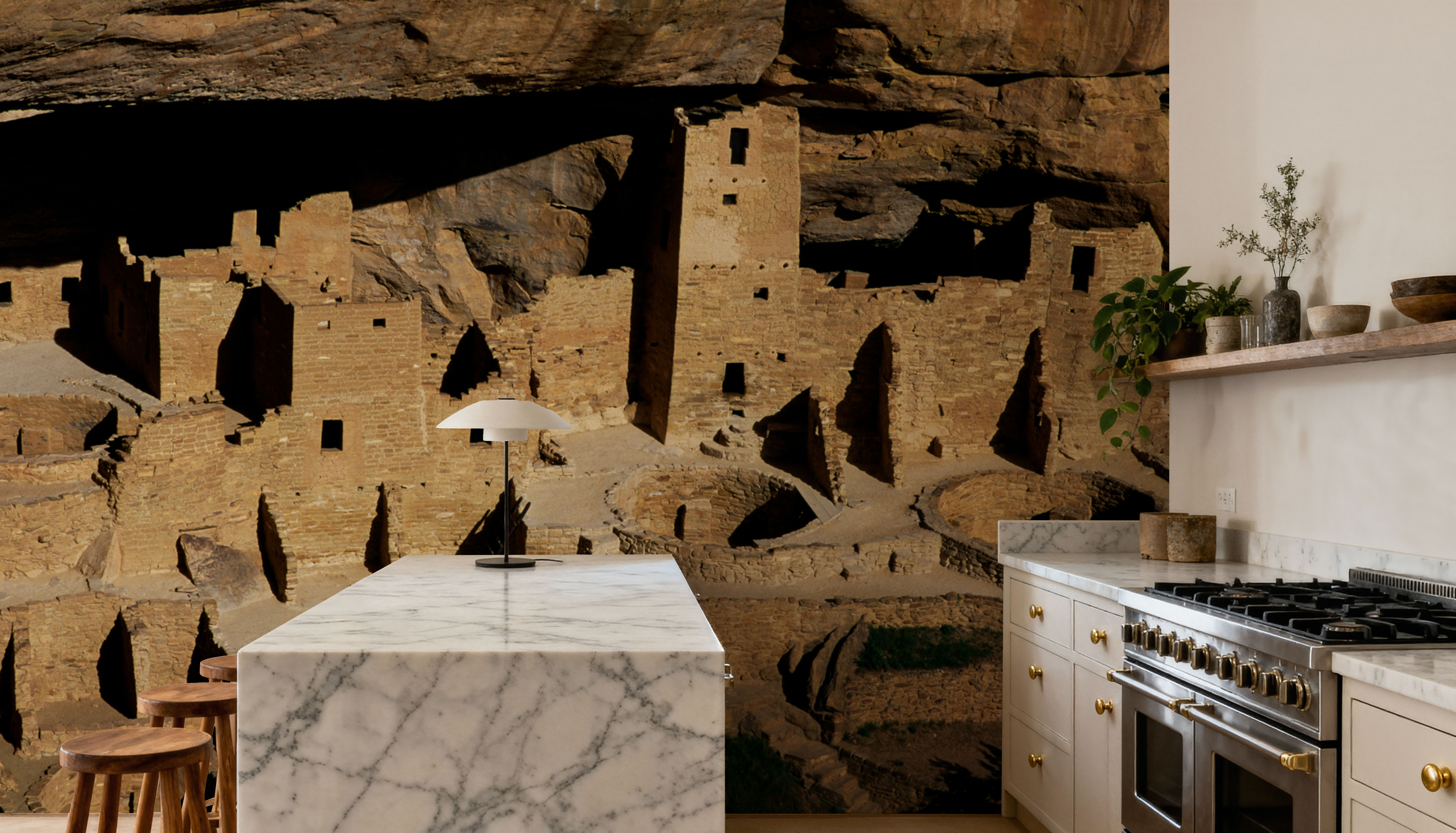 Ancient Mesa Sanctuary, Papel pintado