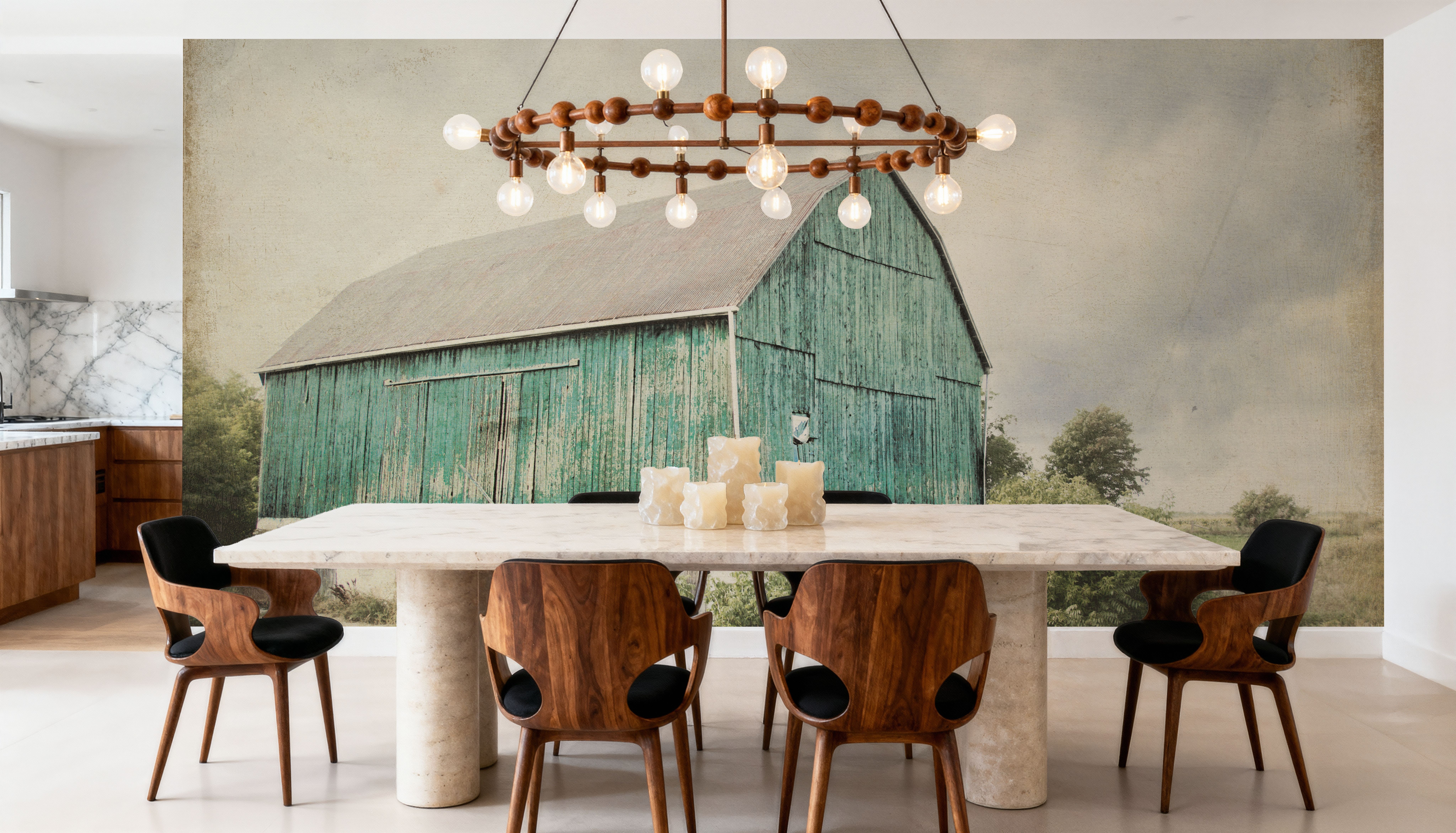 Late Summer Barn I Crop Vintage