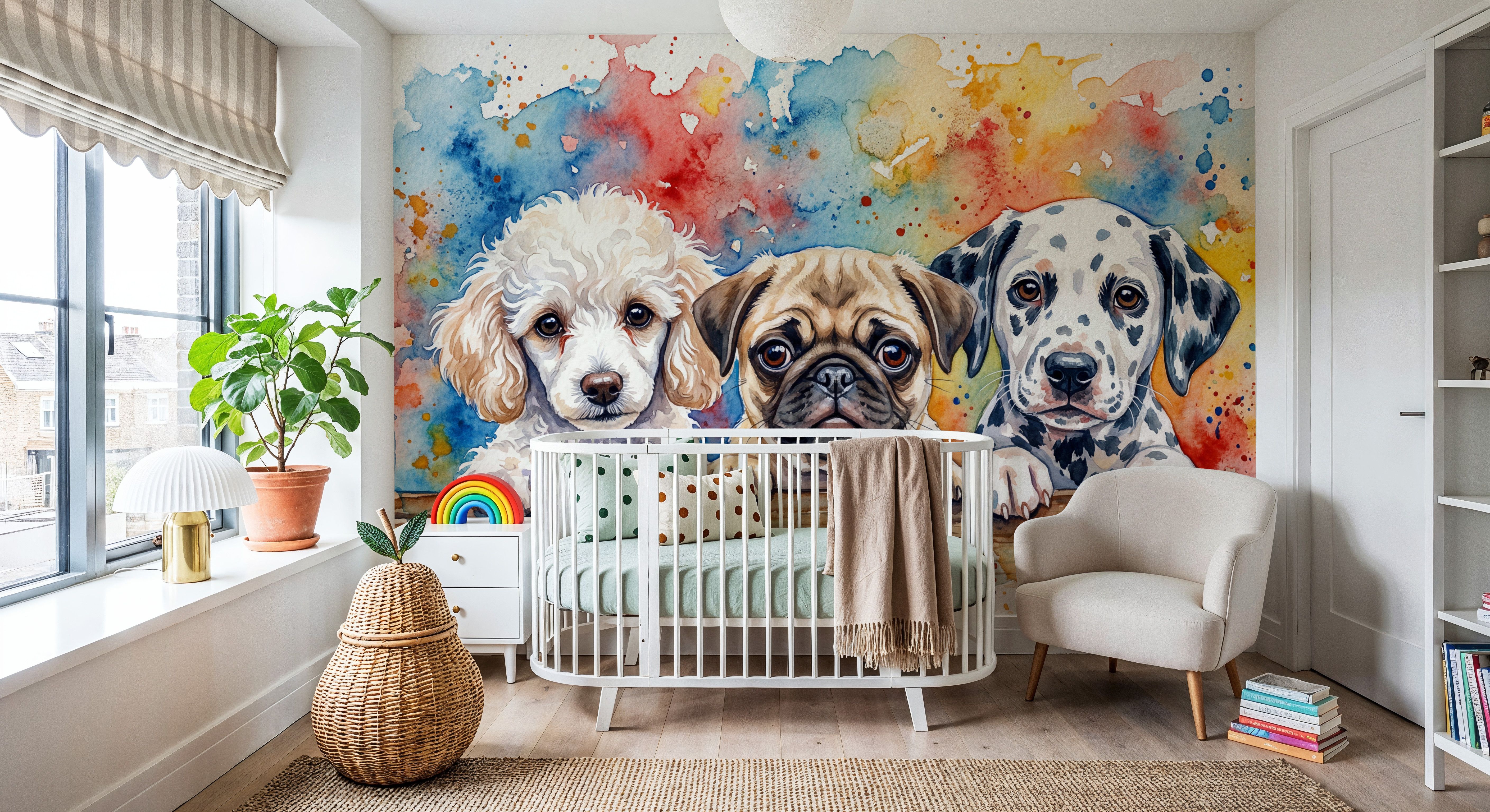 Puppies II - Cute Baby Animals Series, Tapéta