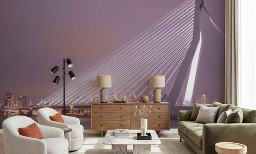 Twilight Bridge Crossing
