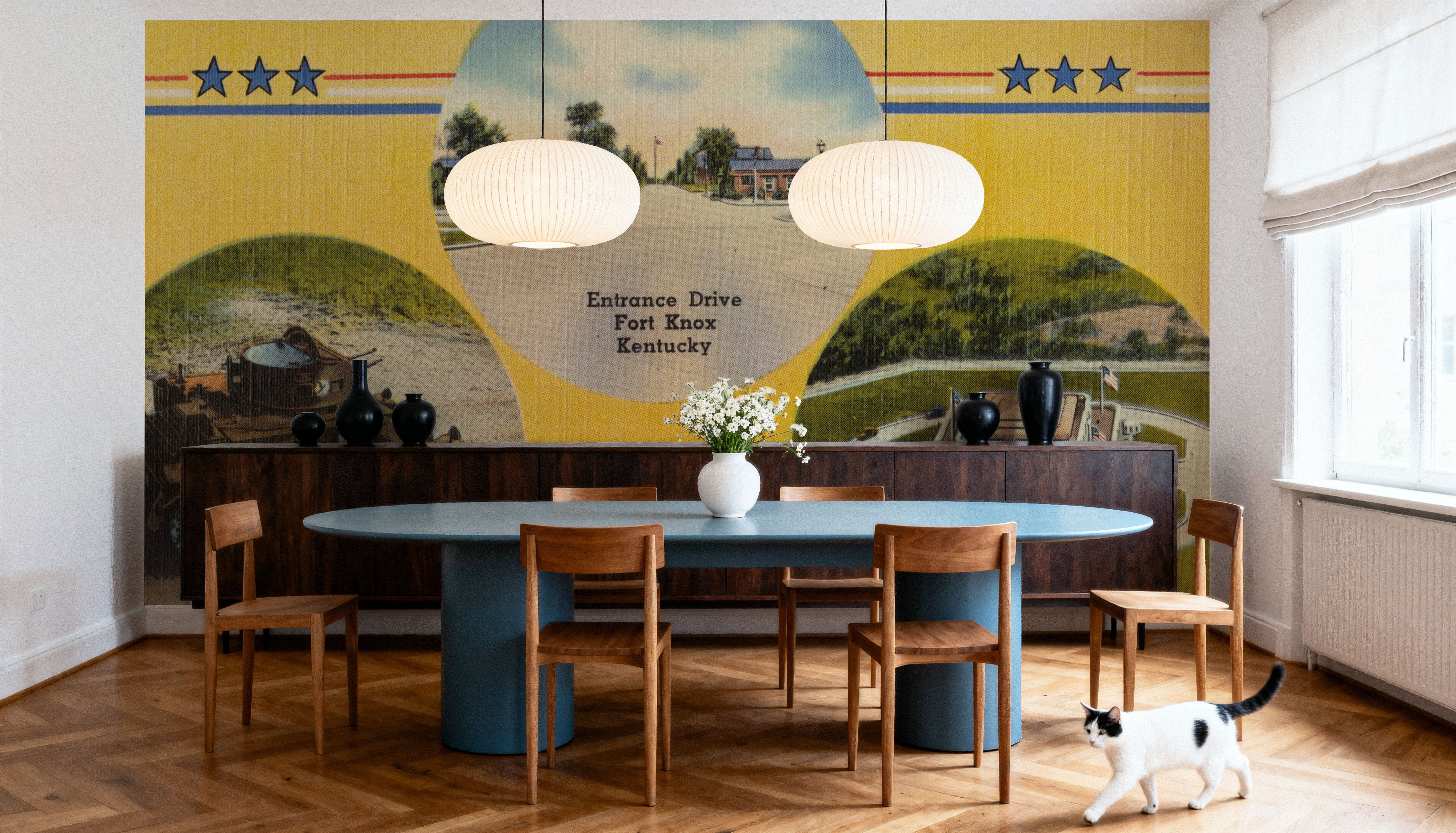 Greetings from Fort Knox - Screenprint Postcard