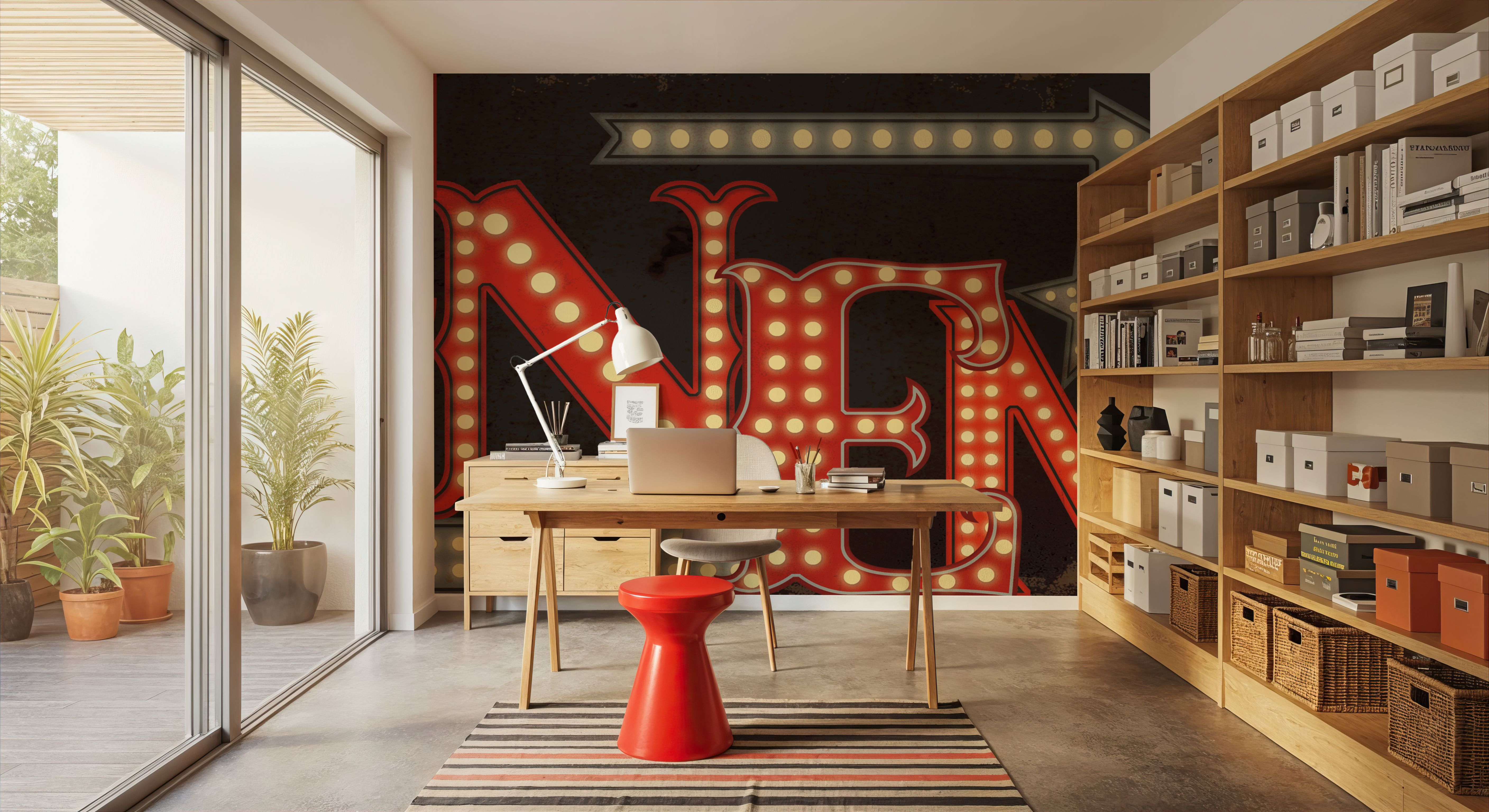 Movie Lights I, Behang