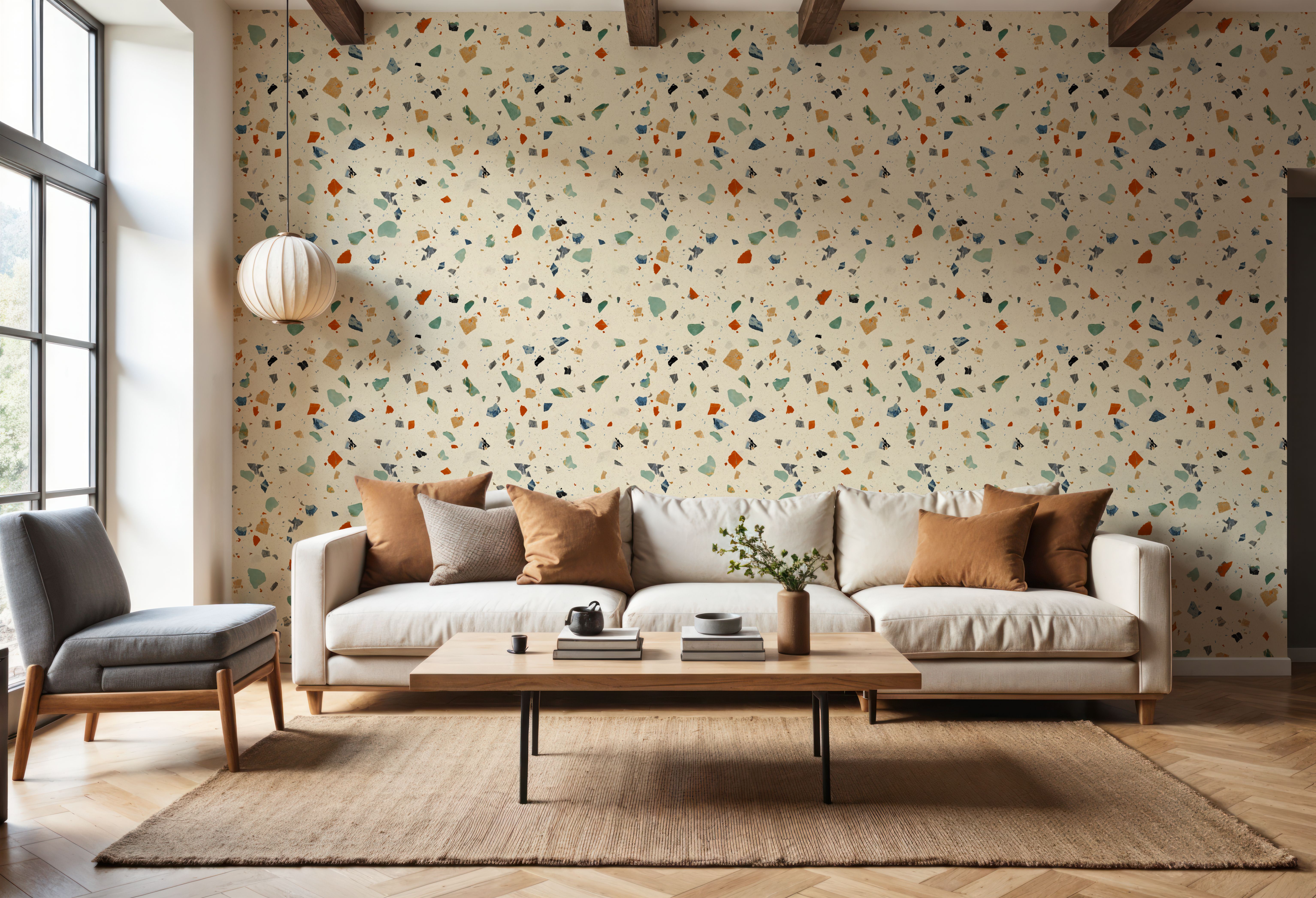 Terrazzo Multi Small, Cream