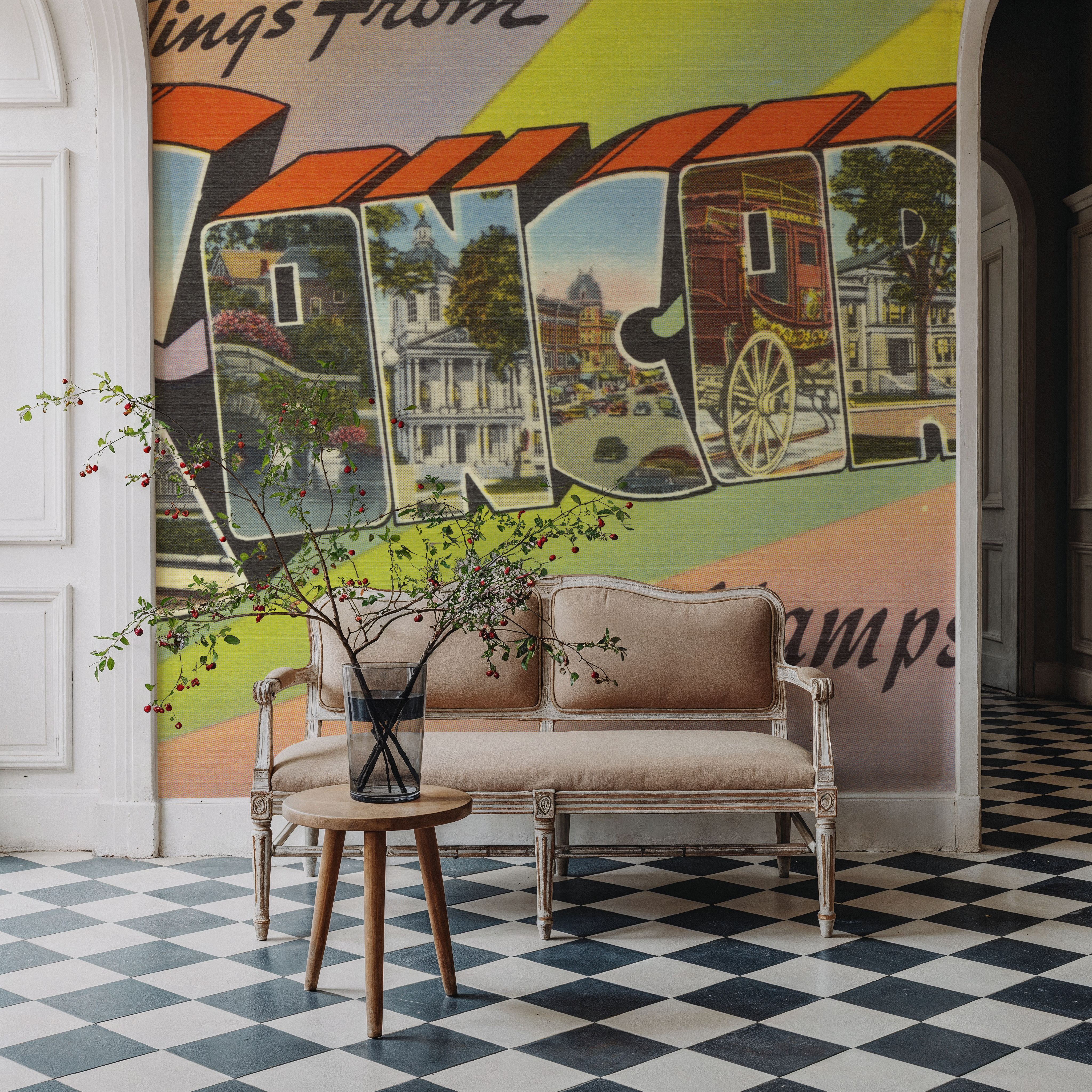 Greetings from Concord - Screenprint Postcard