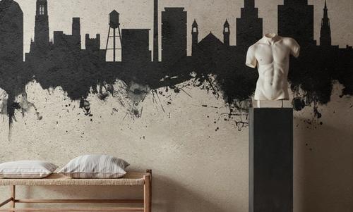 Durham North Carolina Skyline Concrete