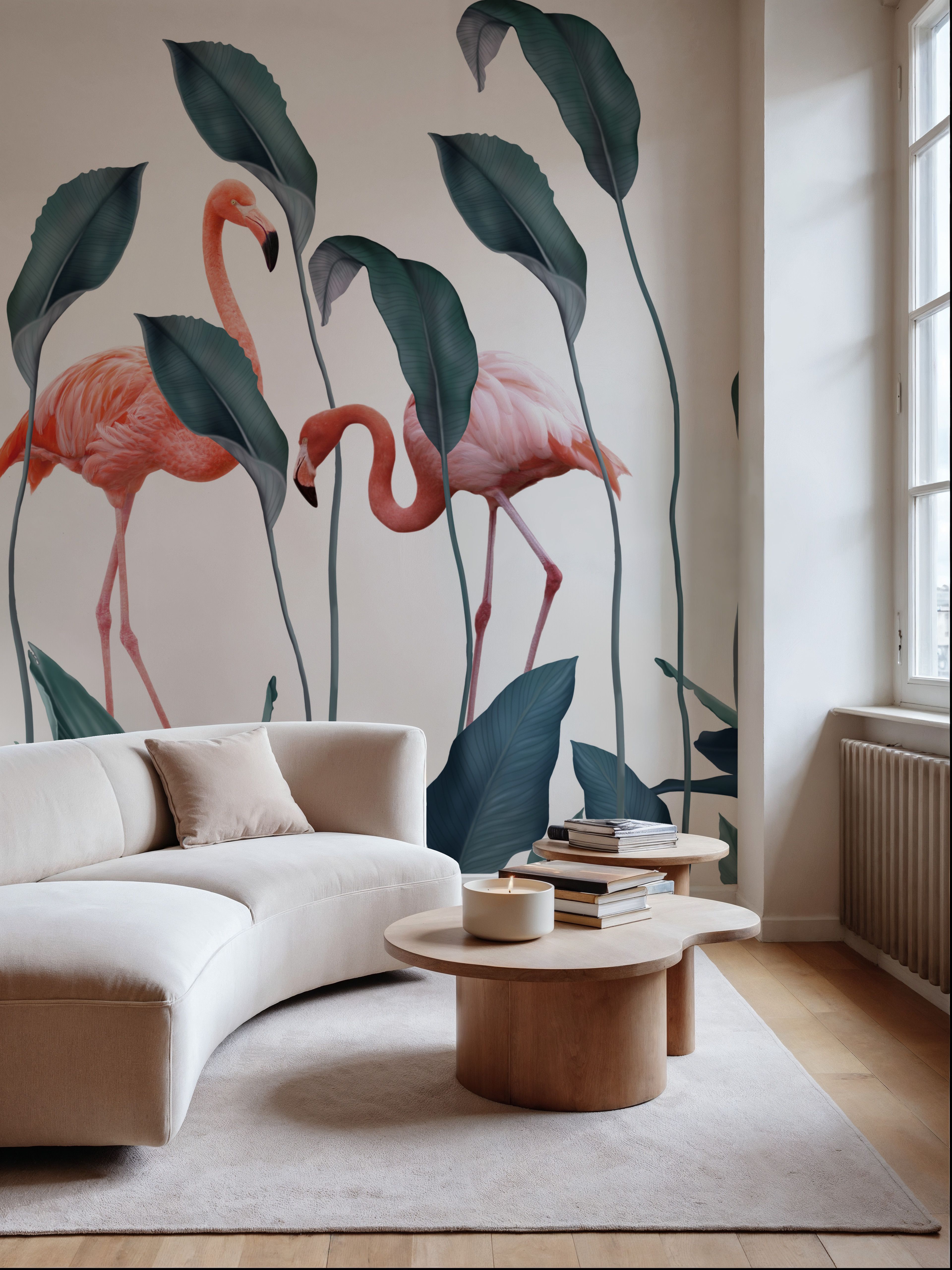 Shy Flamingos