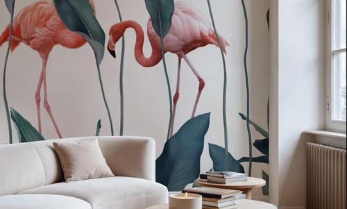 Shy Flamingos