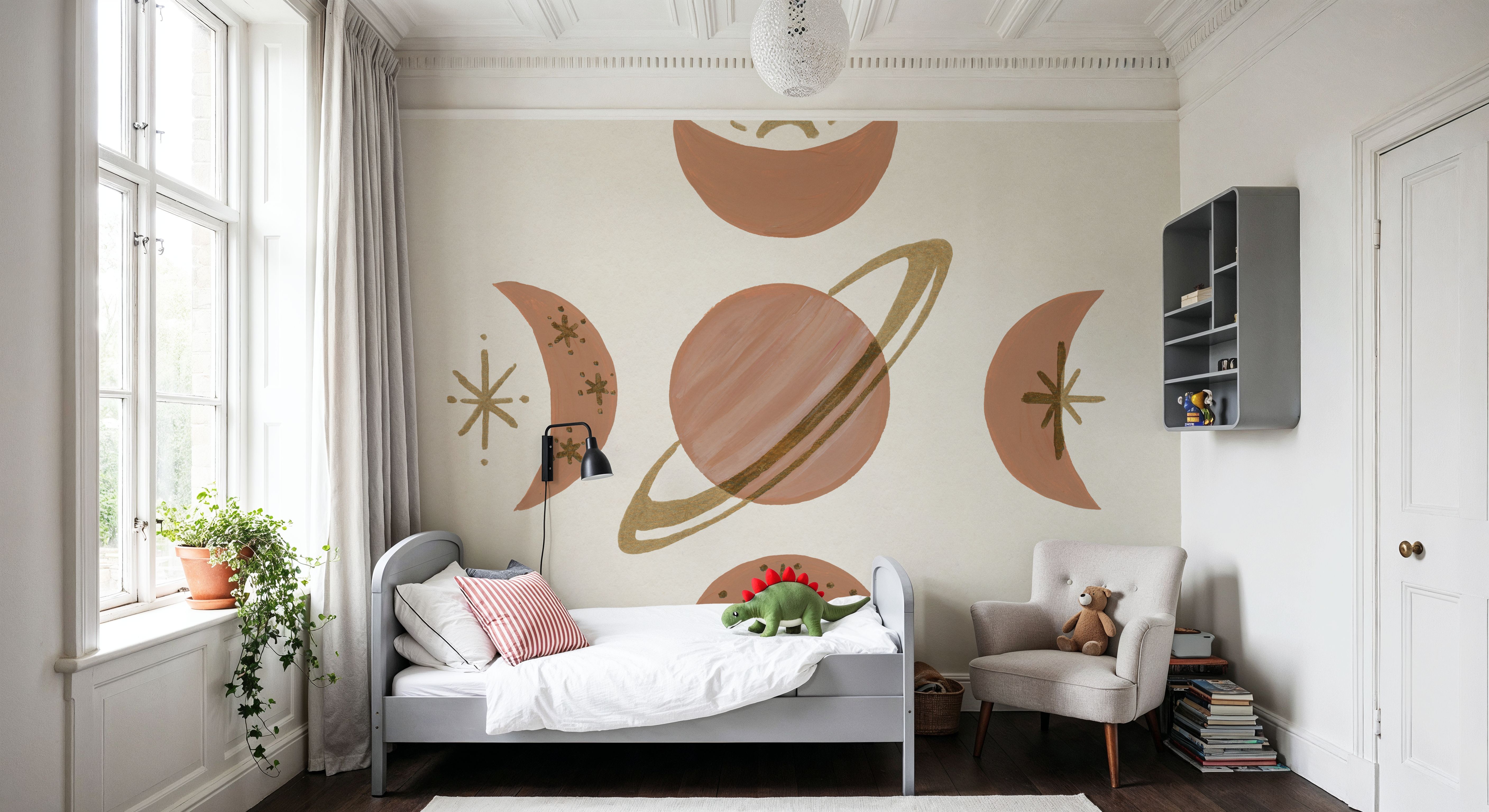 Serene Saturn and Moons