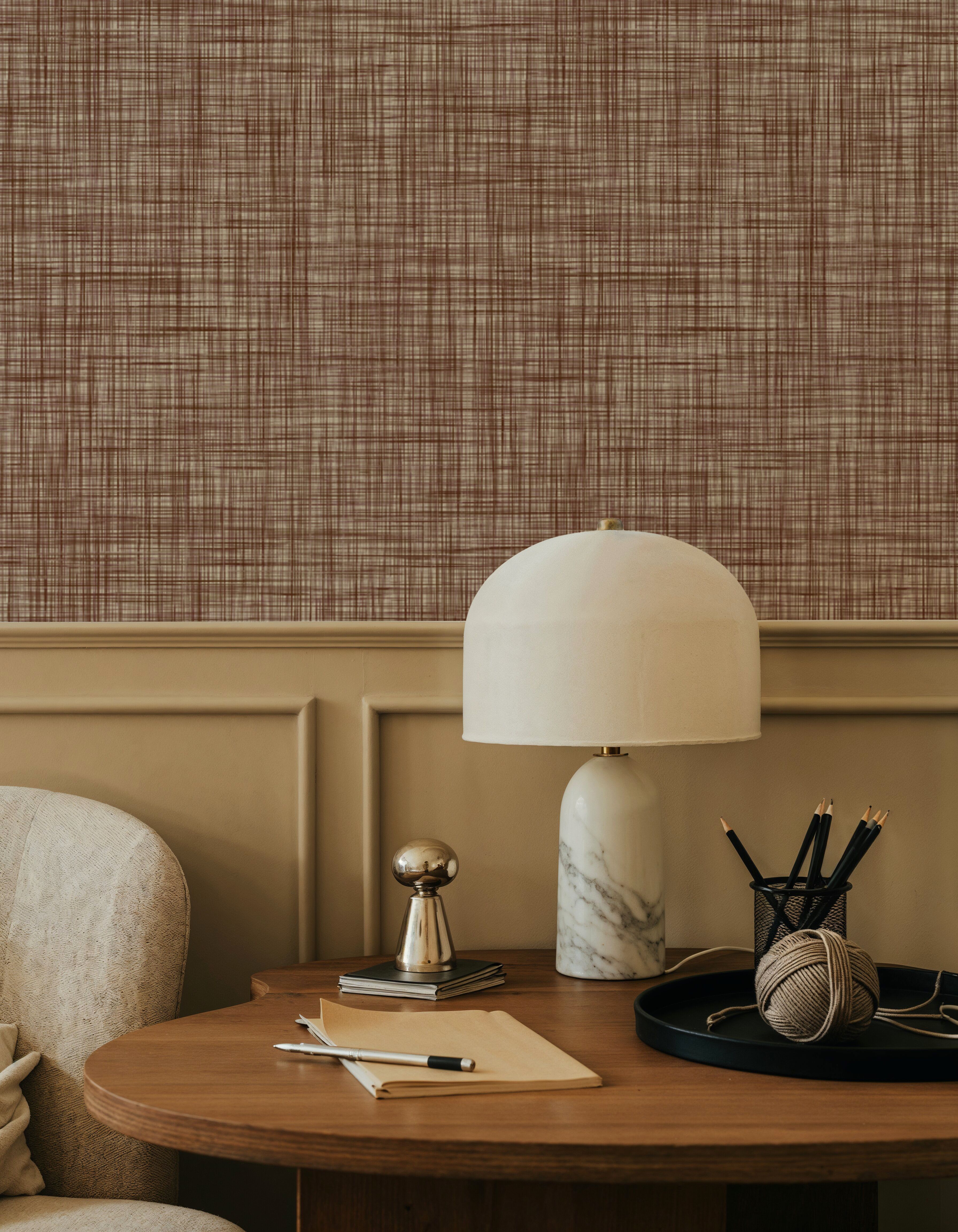 Mottled Linen Effect, Brick