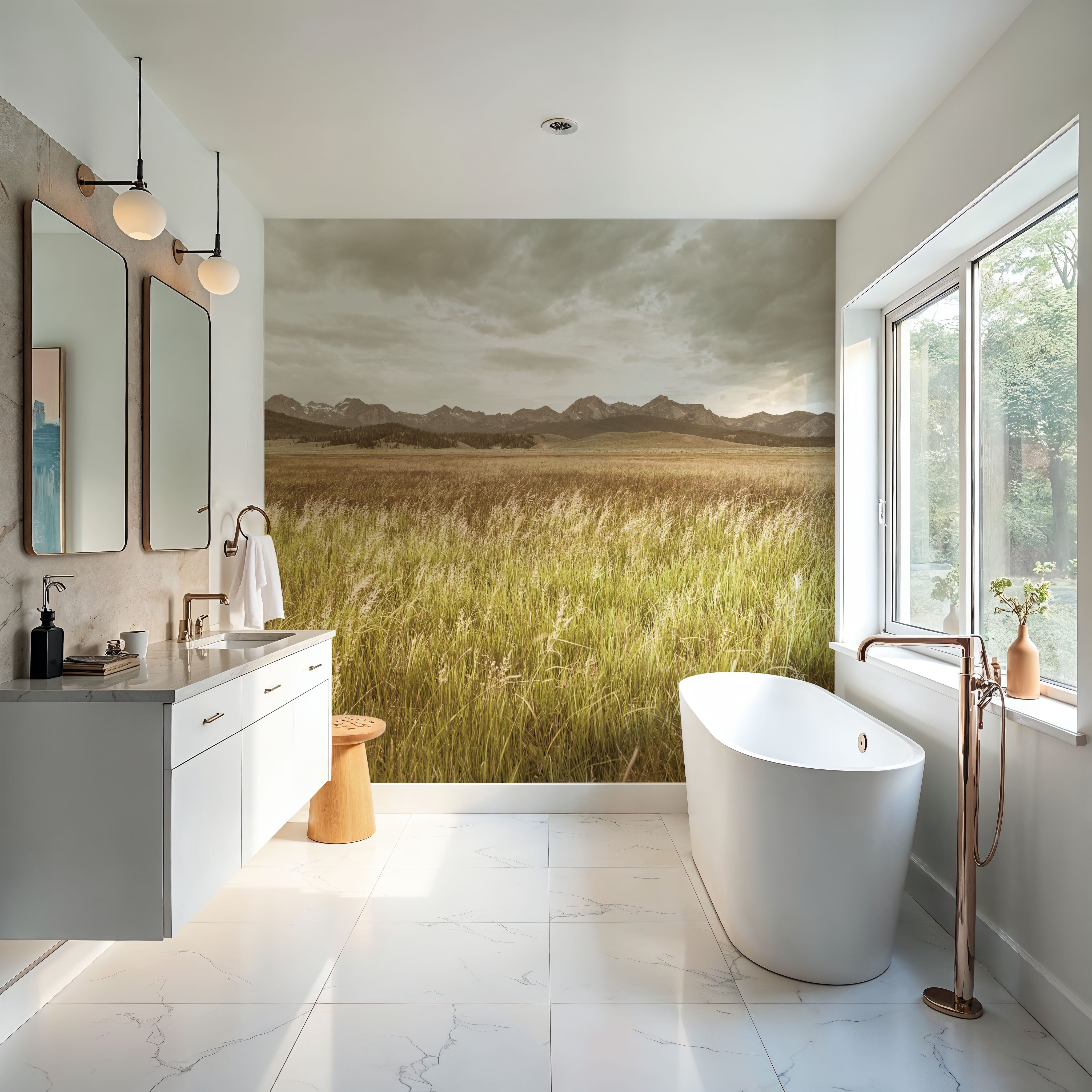 Sawtooth Mountains Panorama