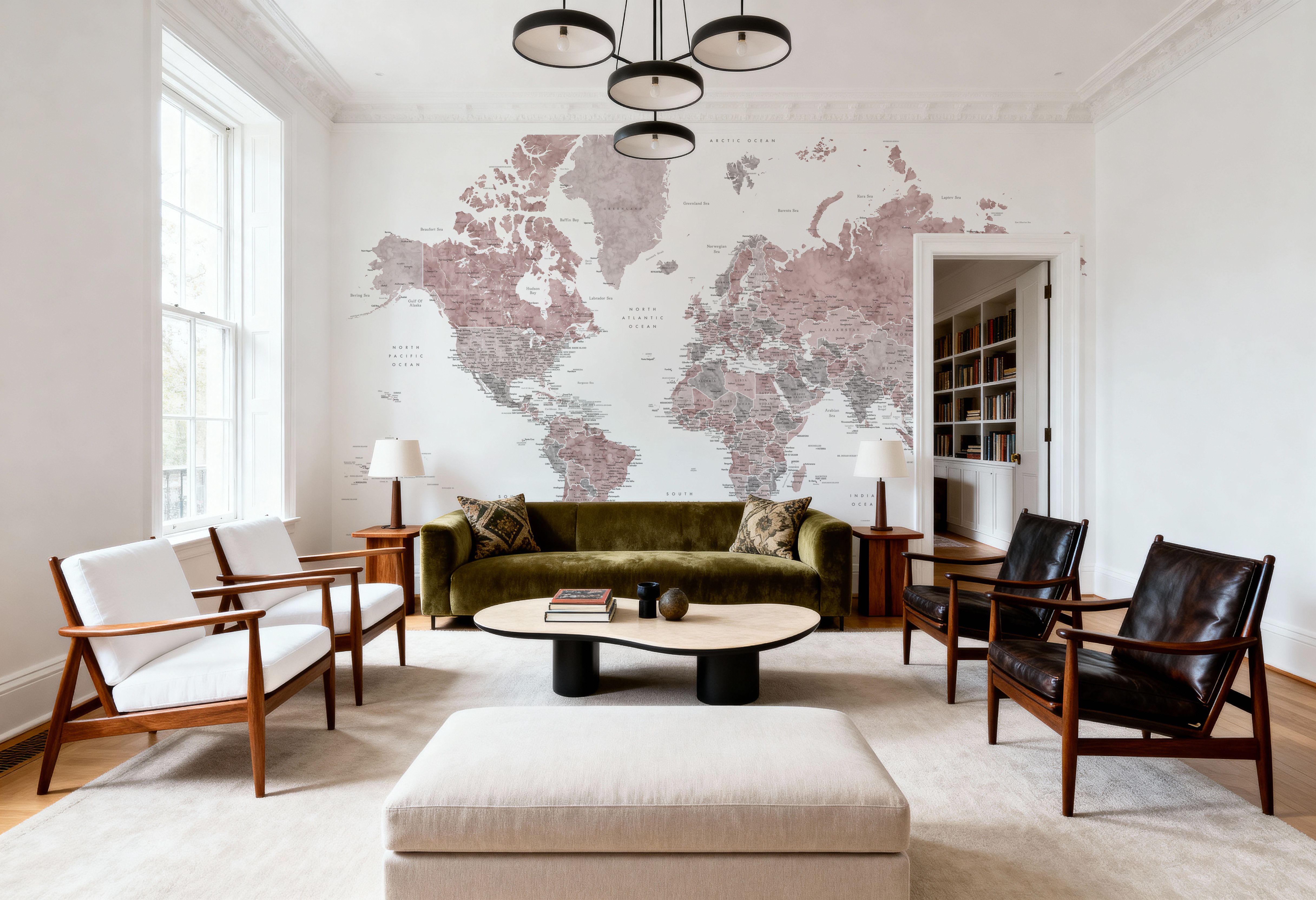 World Map Cities - Piper, Wallpaper