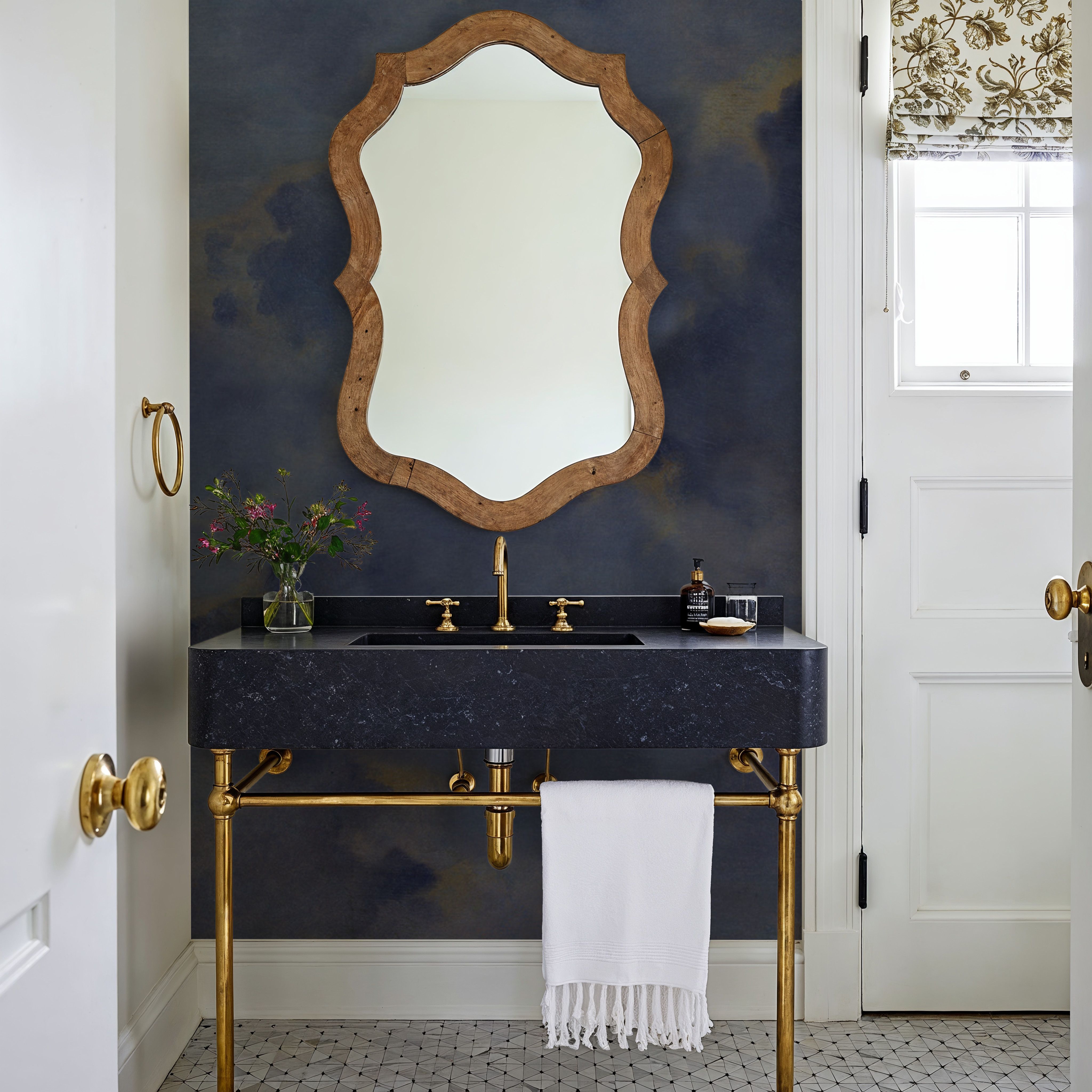 Painted Dreamy Clouds, Indigo