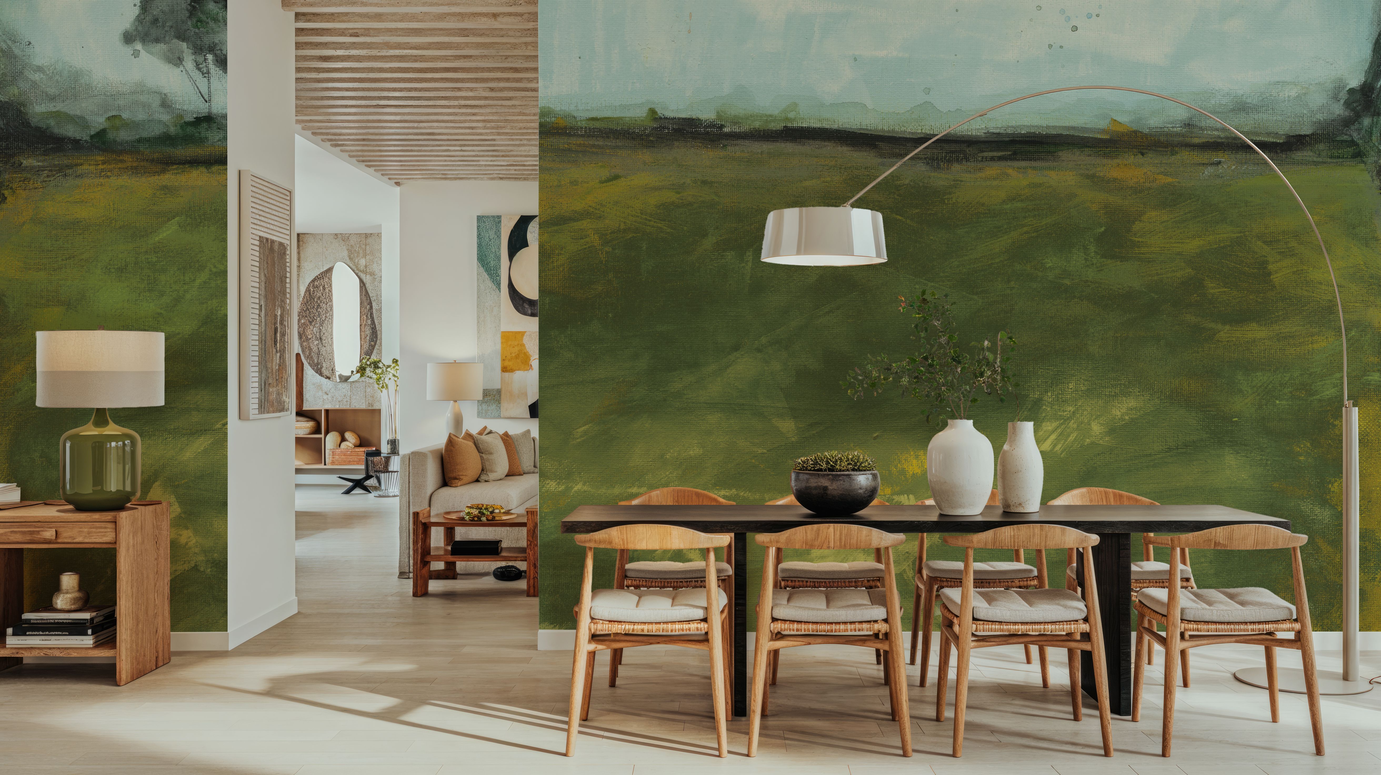 Over the Meadow Green