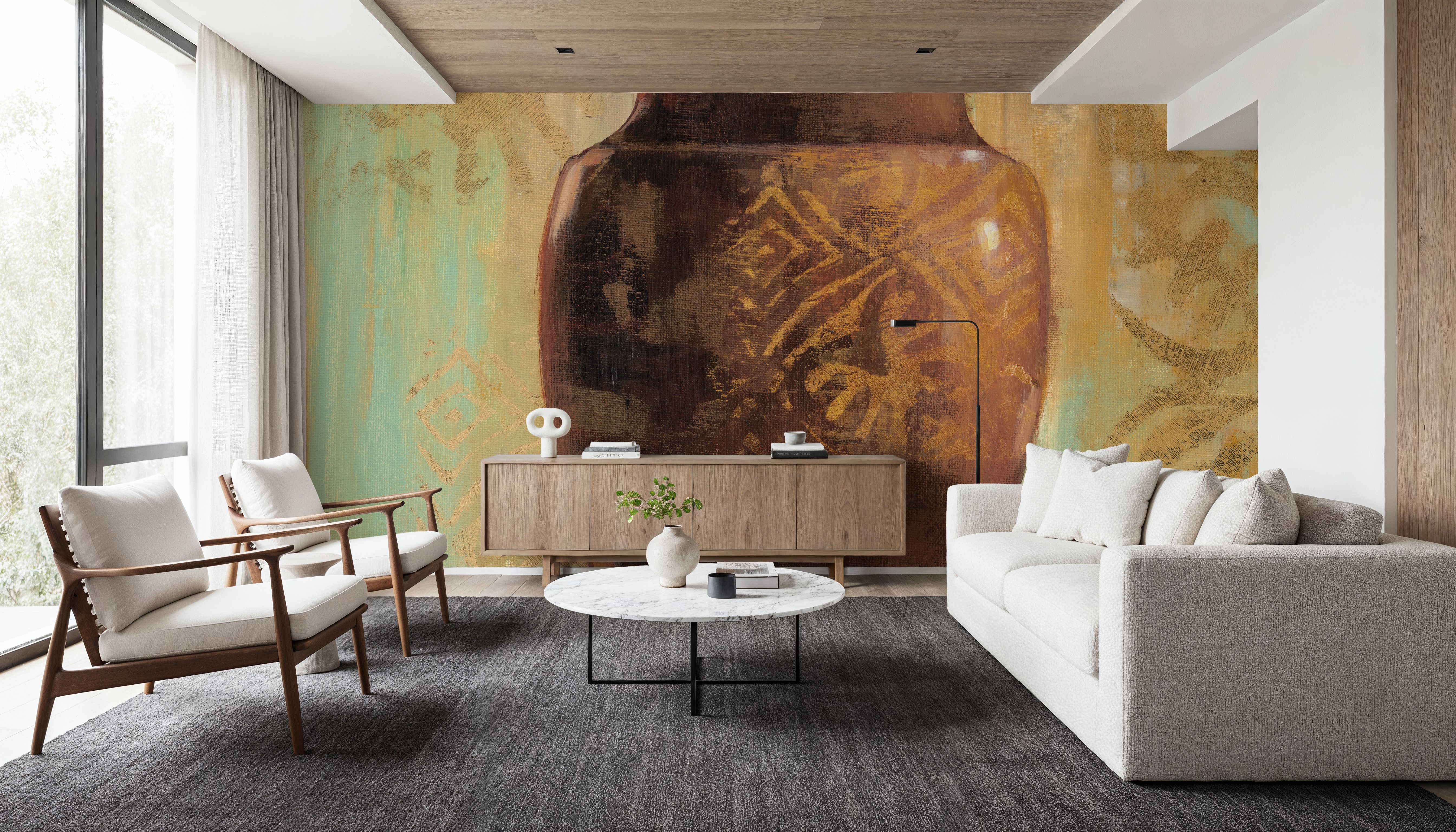 Glazed Pot II Decorative Accents