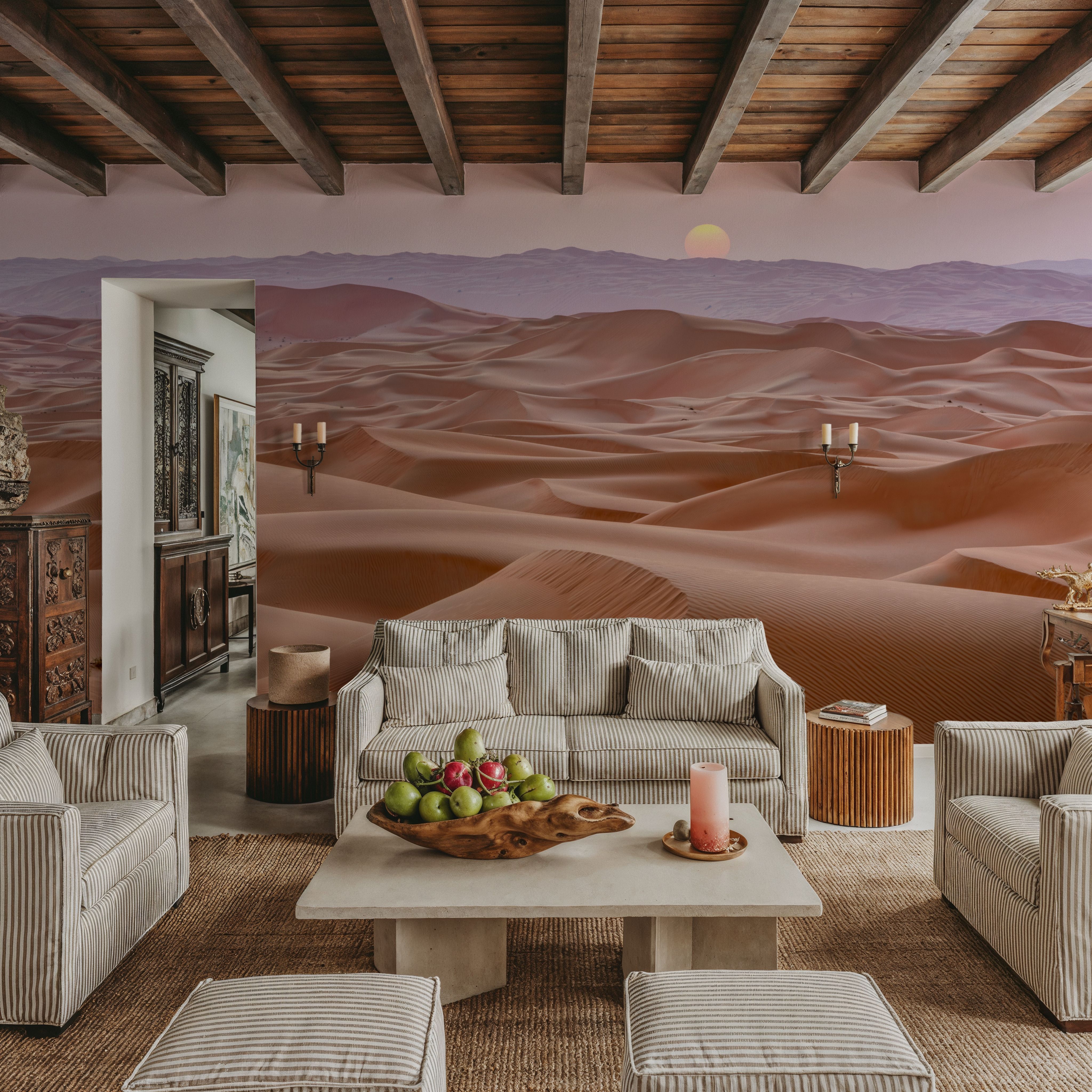 Desert Sunset, Wallpaper