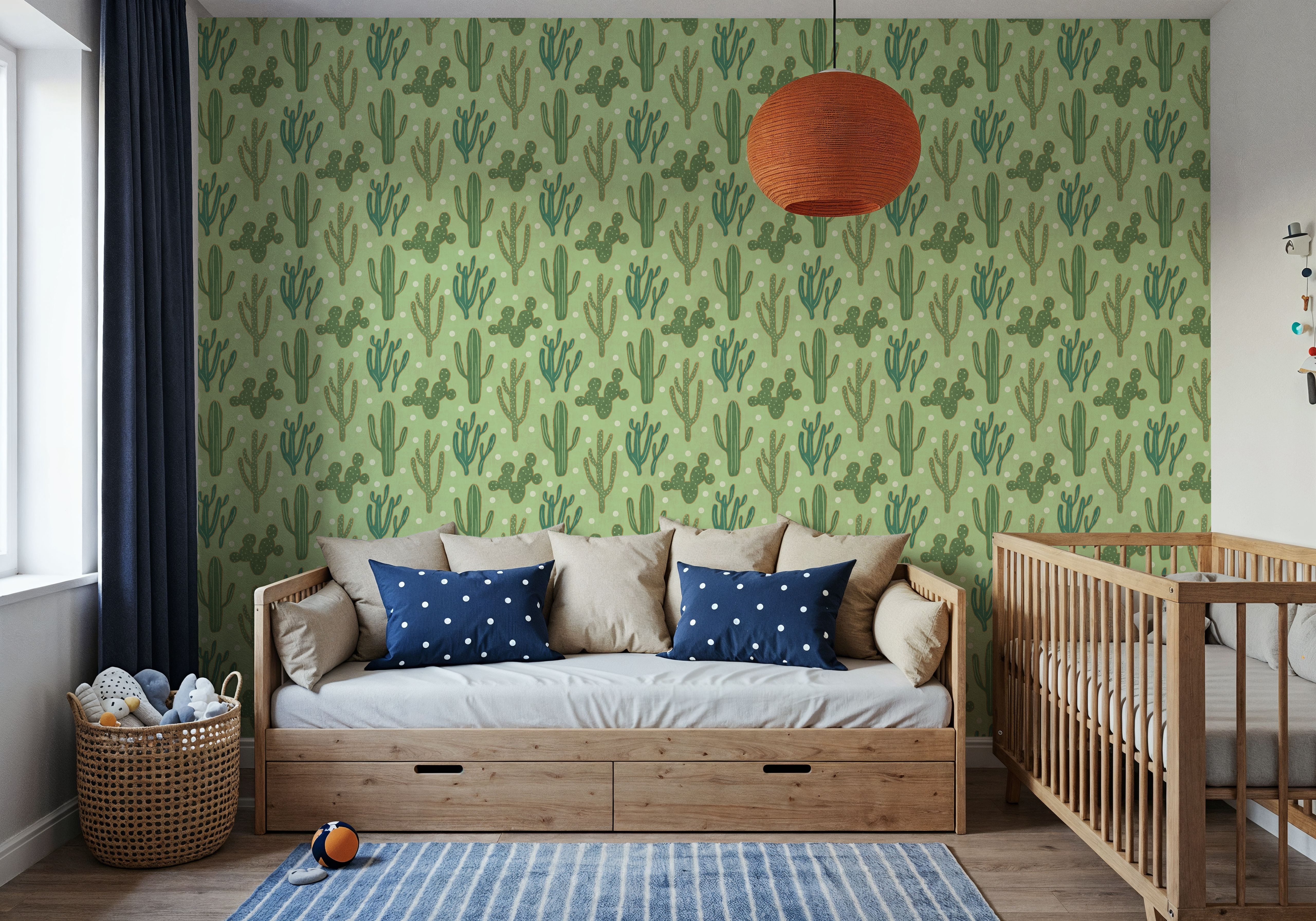 Cacti Dots Green