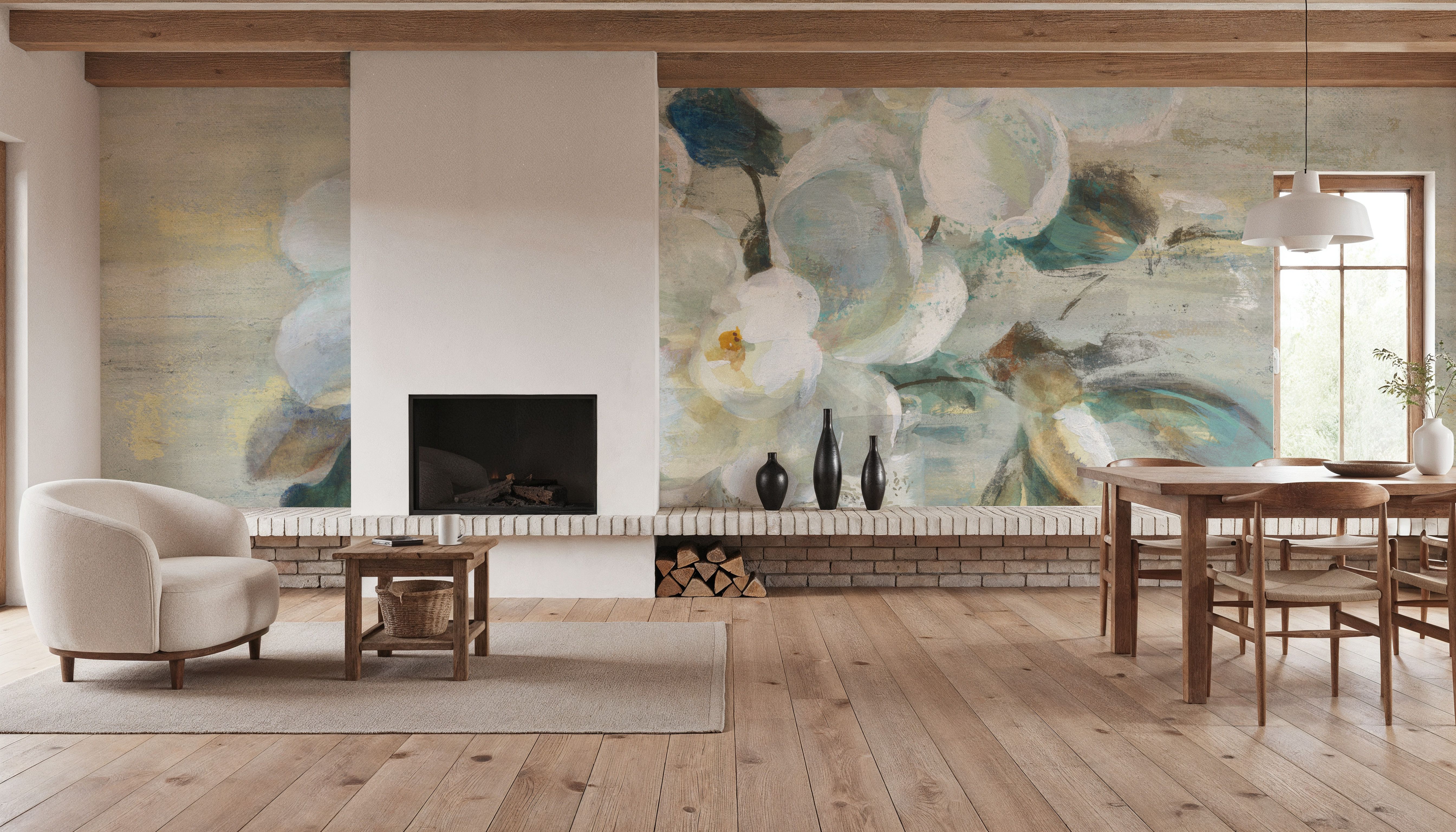 Sophies Magnolia Neutral, Wallpaper