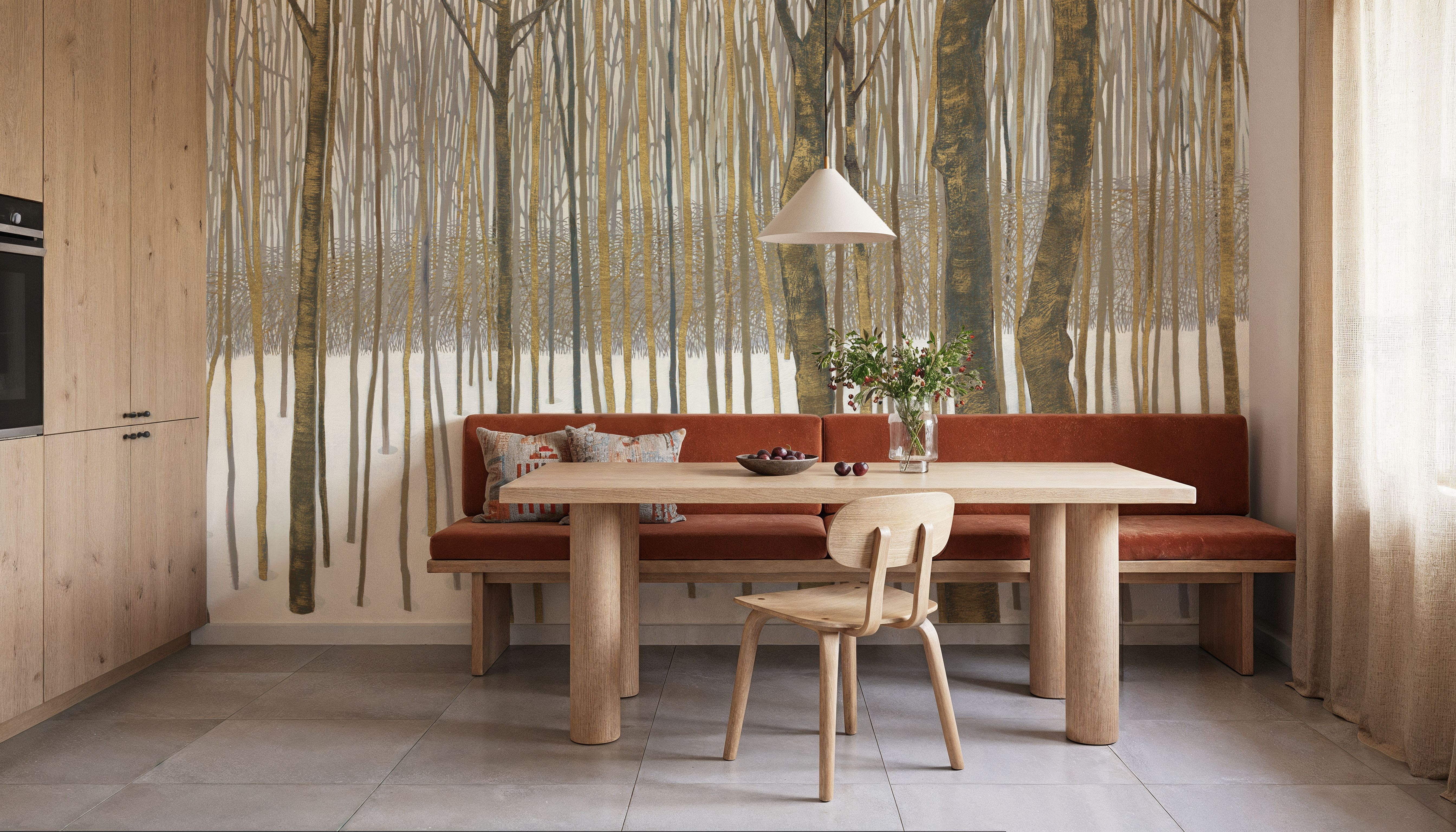 Woods in Winter Gold