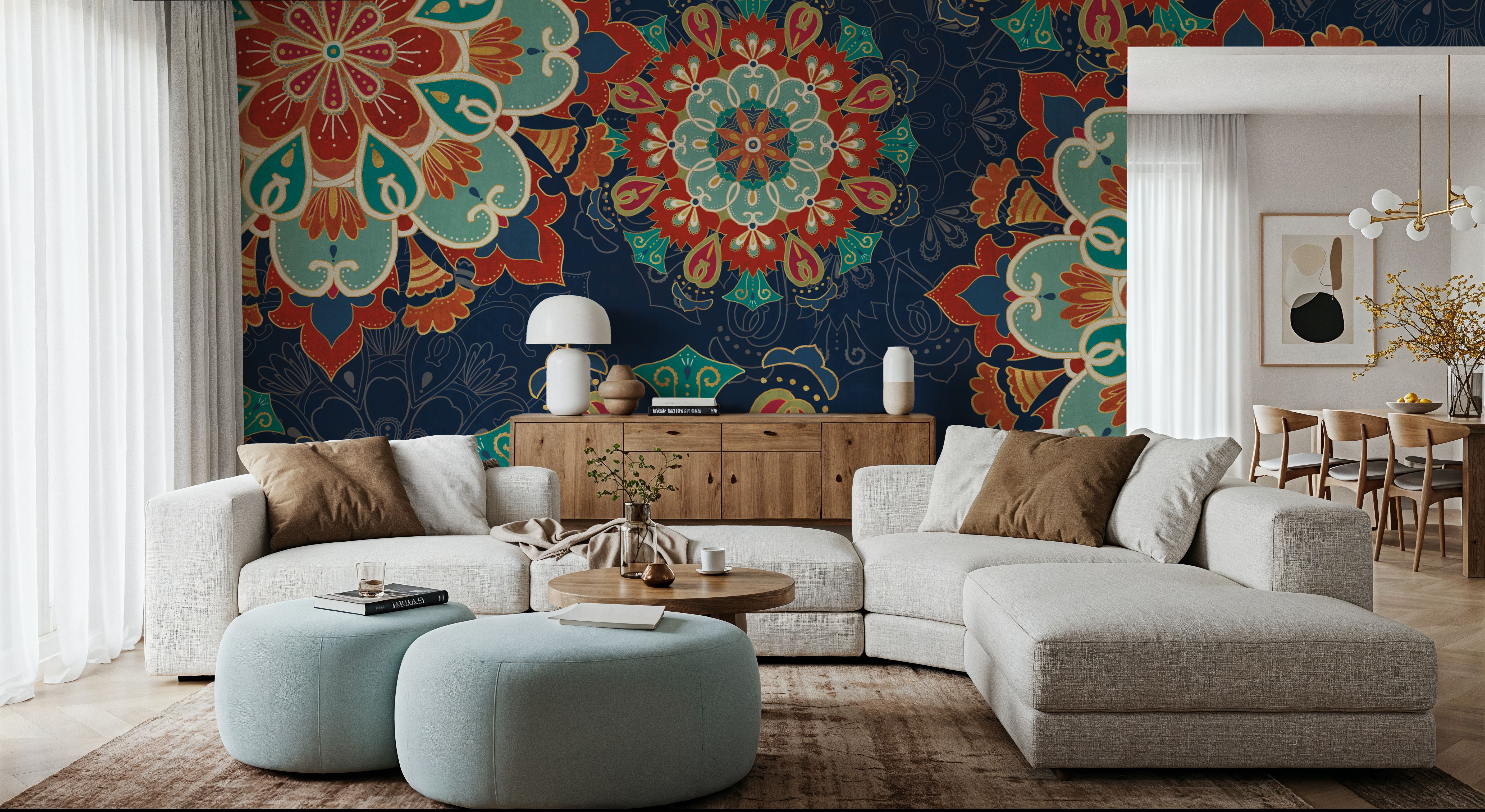 Folk Floral VIII Dark