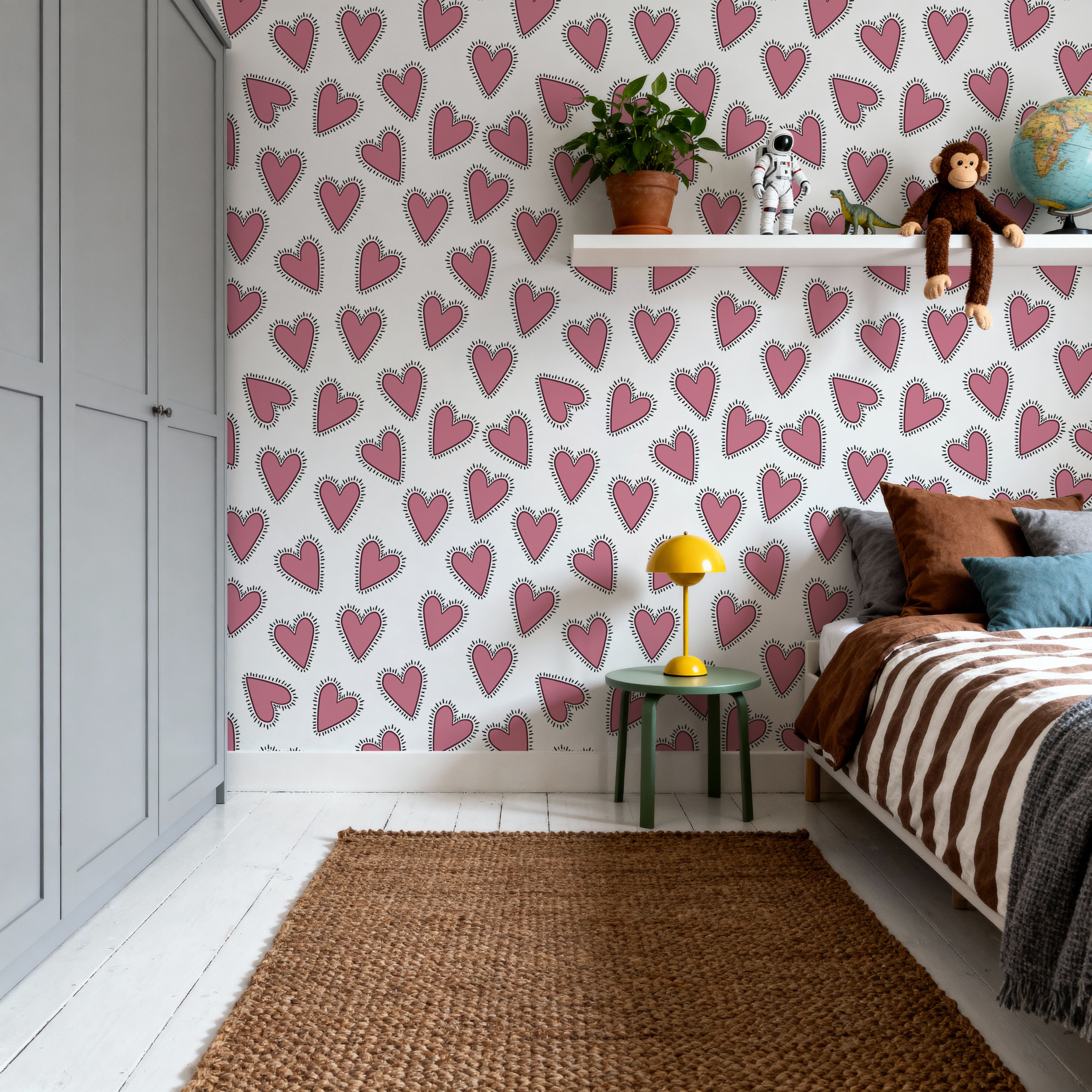 Iconic Pop Hearts, Rose Pink