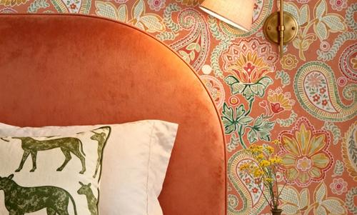 Harvest Paisley Mini Orange