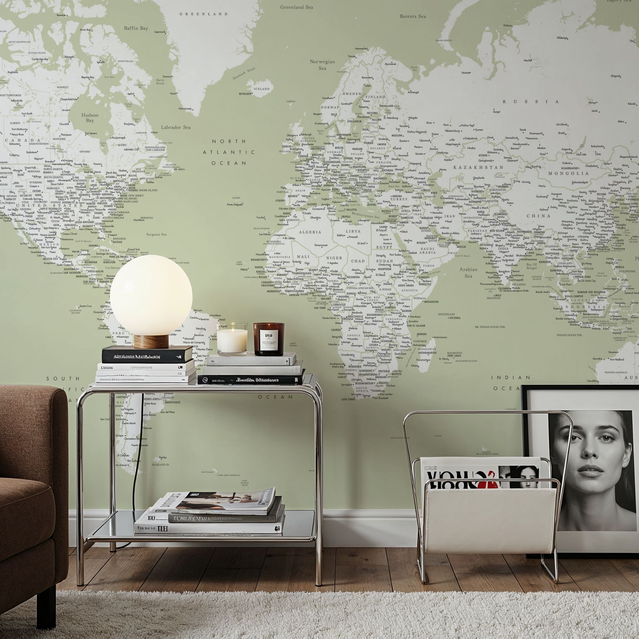 World Map Cities - Xolani