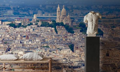 Paris Skyline and Sacre Coeur