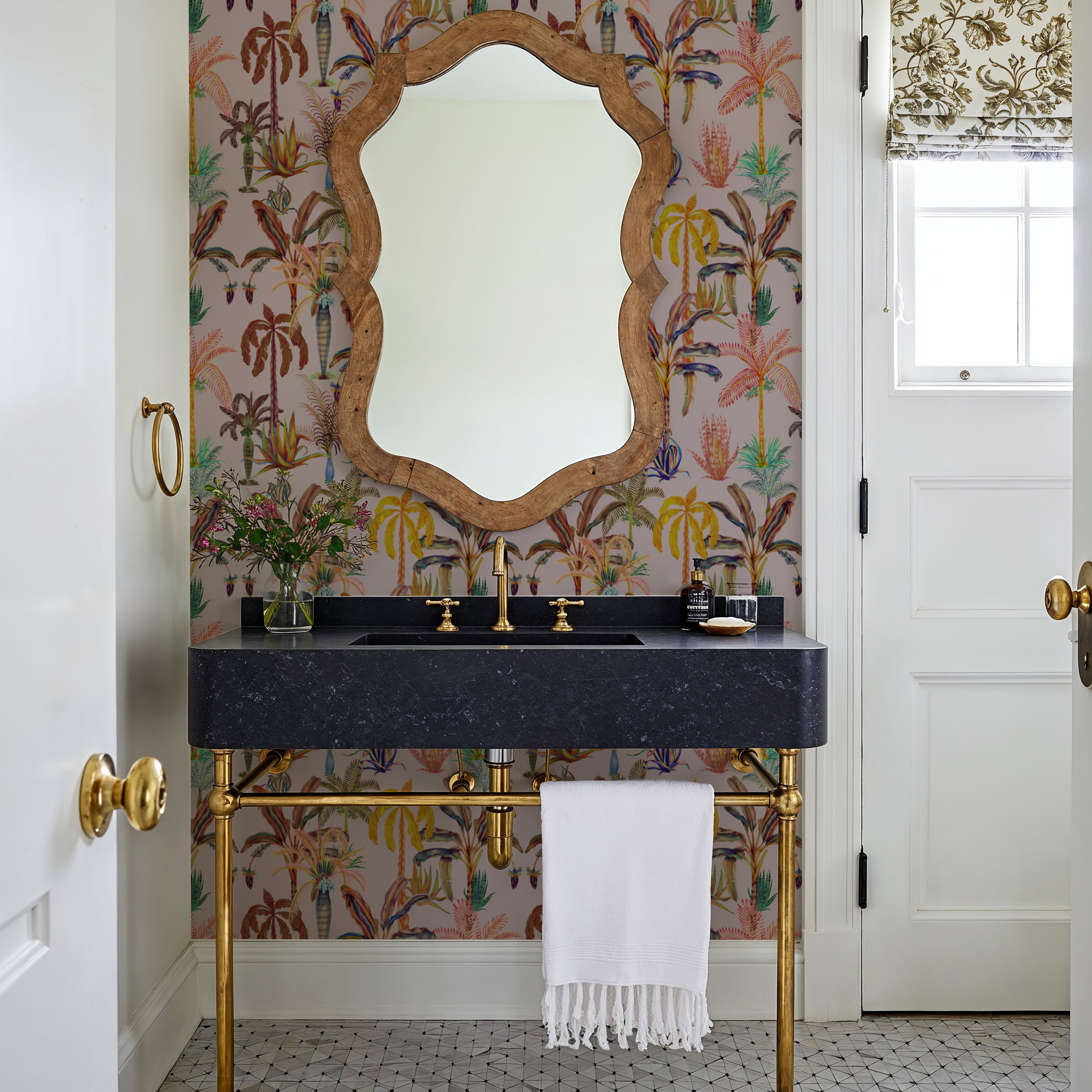 Statement Palms Petite, Light Pink