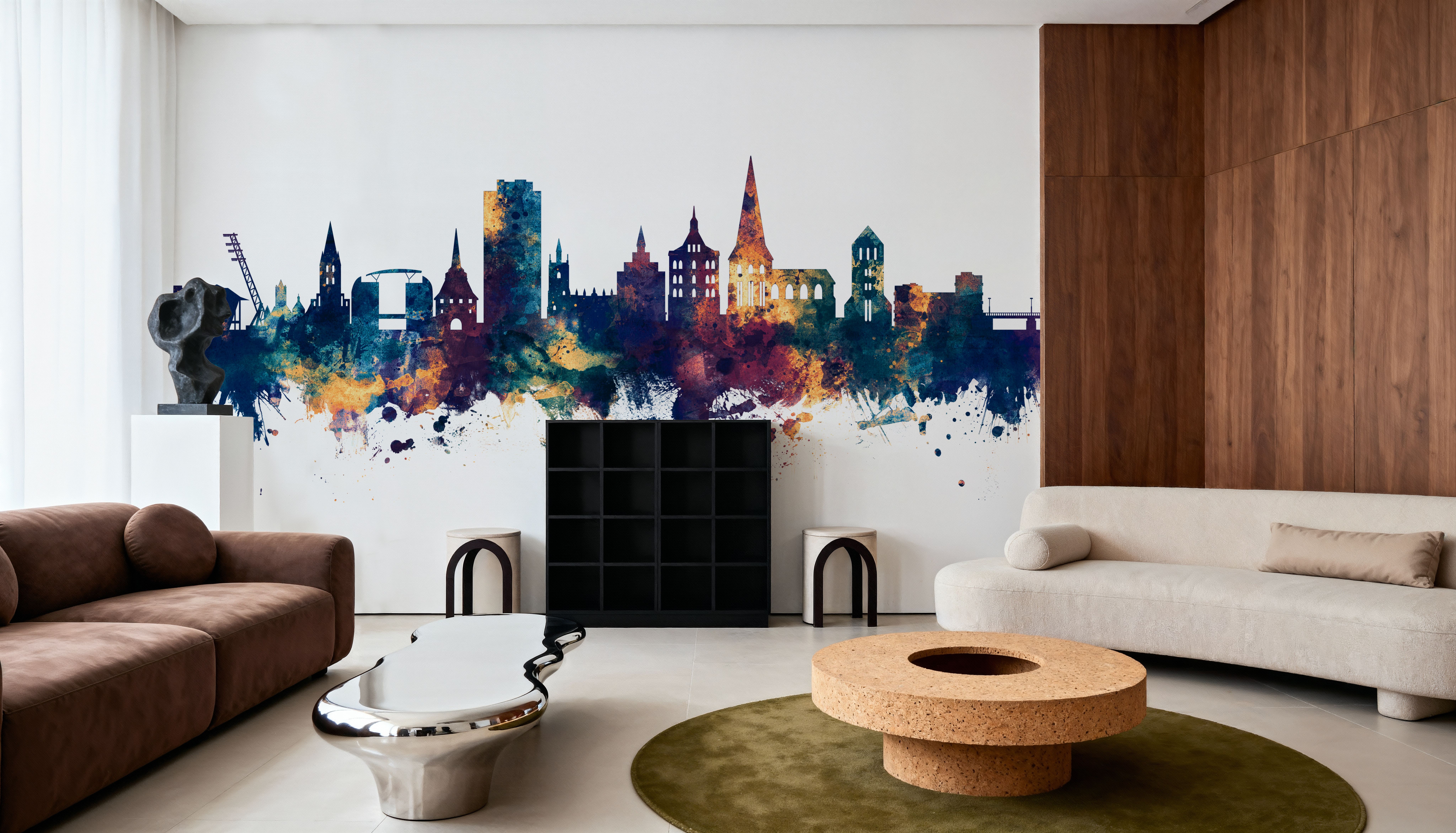 Rostock Germnay Skyline Blue & Bronze