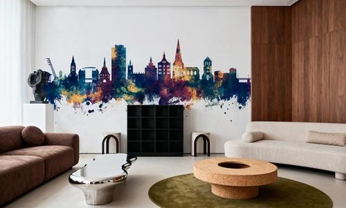 Rostock Germnay Skyline Blue & Bronze