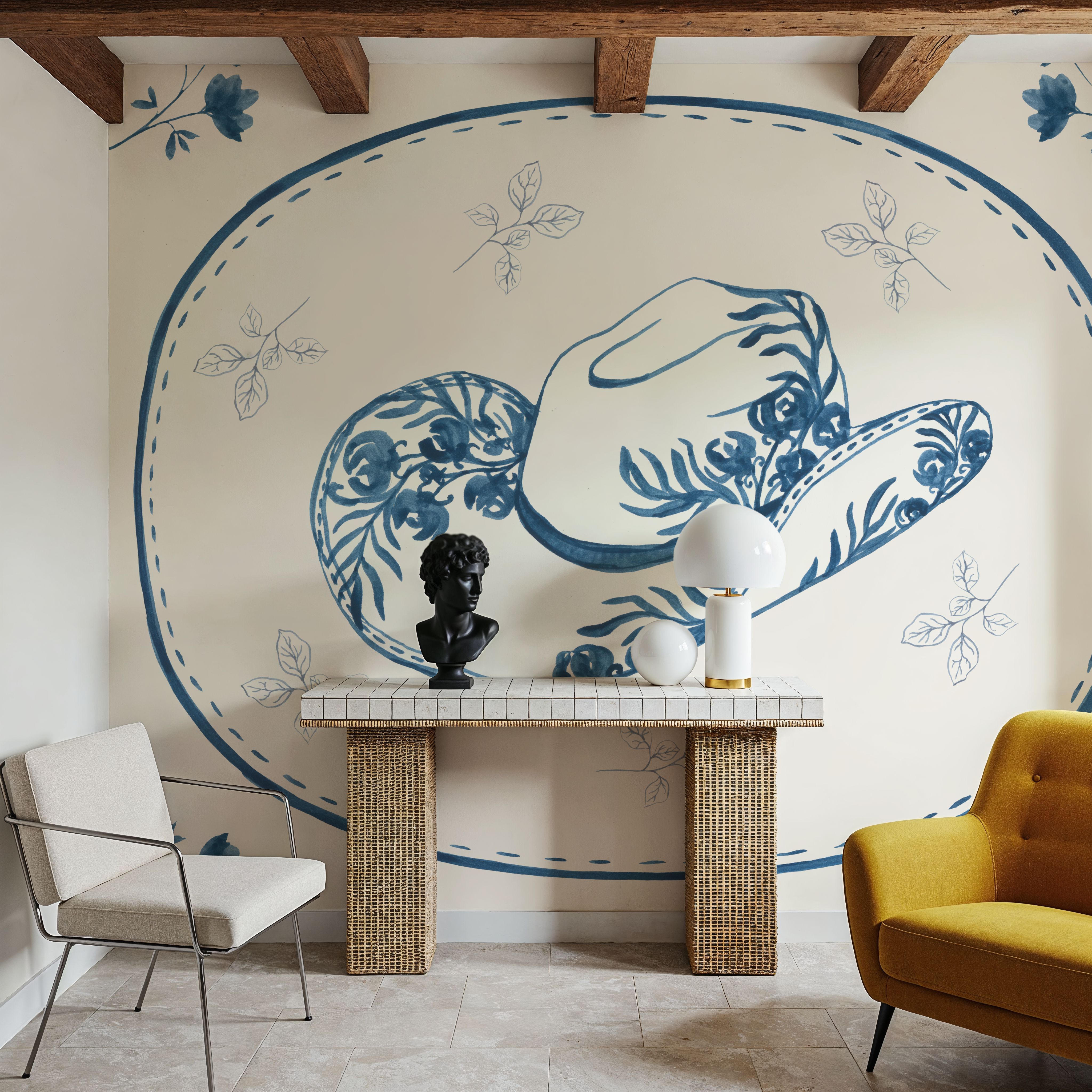 Chinoiserie Cowgirl III